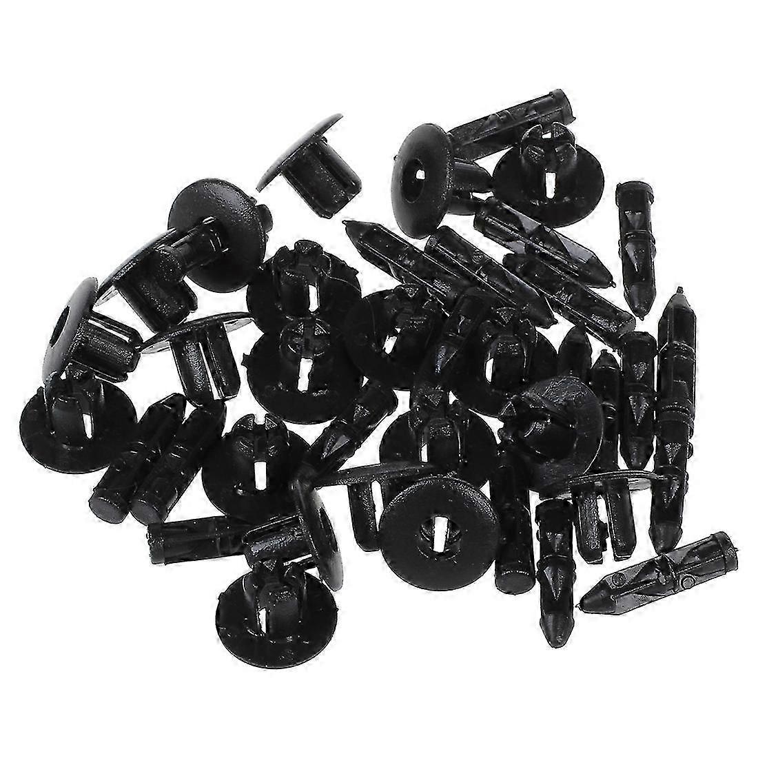20 Pcs 7mm Hole Plastic Push Screw Fairing Panel Fixings Clips