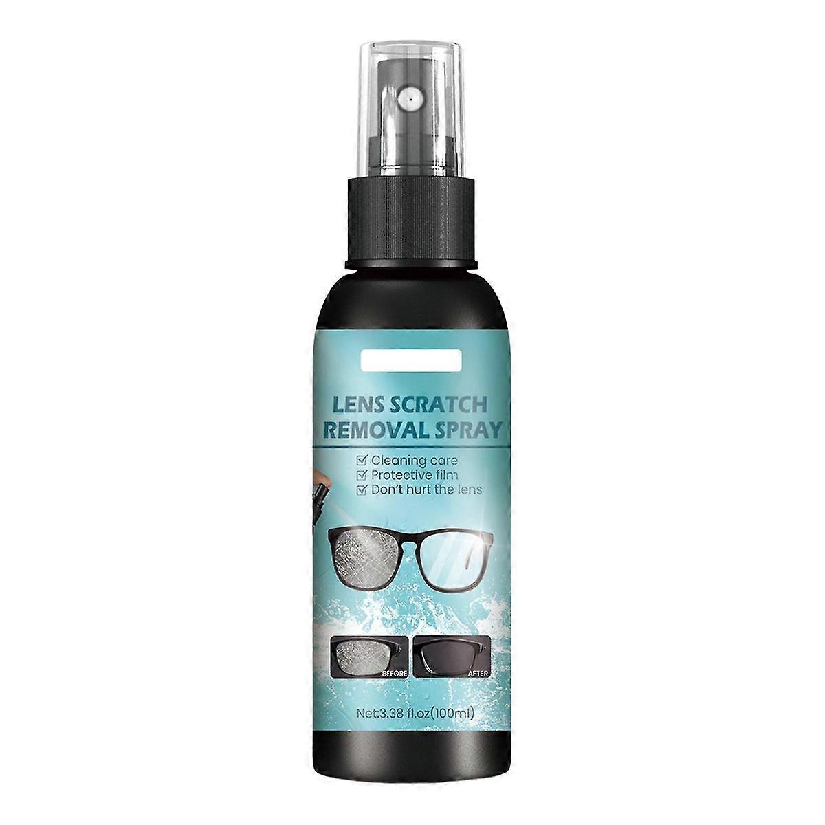 100ML Eyeglass Scratch Repair Spray Glasses Lens Cleaning Solution Compatible Face Mask