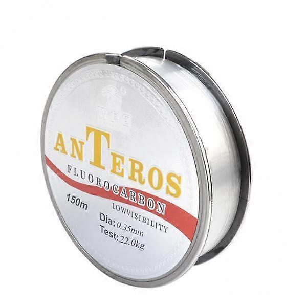 2xFluorocarbon Fishing Line Leader Line Low Stretch for Trout Carp 0.35 49lb