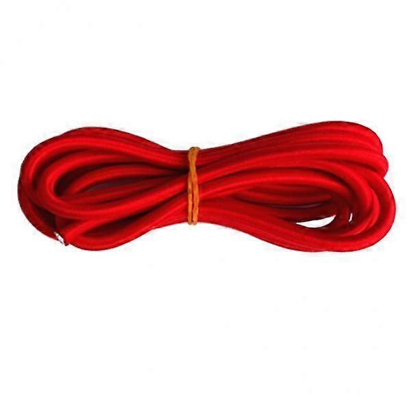 2-6pack 5mm Red Elastic Rubber Bungee Rope Shock Cord Tie Down Boats Trailers