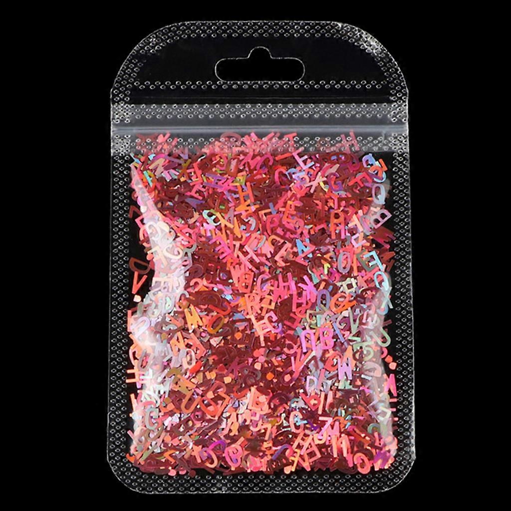 Elegant Color Letter Sequins Crafting Filling Materials Comfortable and Easy to Use Accessory for All Ages Daily Use No.9
