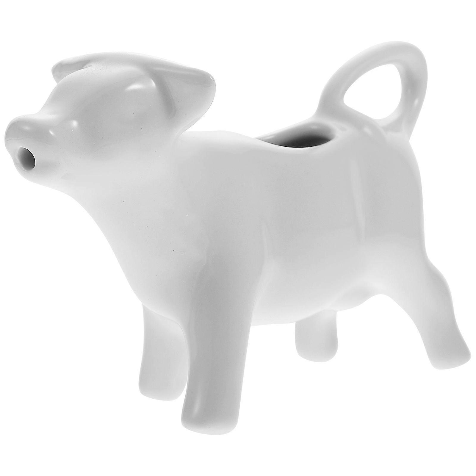 Pull Flower Cup Ceramic Milk Container Milk Kettle Sauce Holder Milk Pitcher