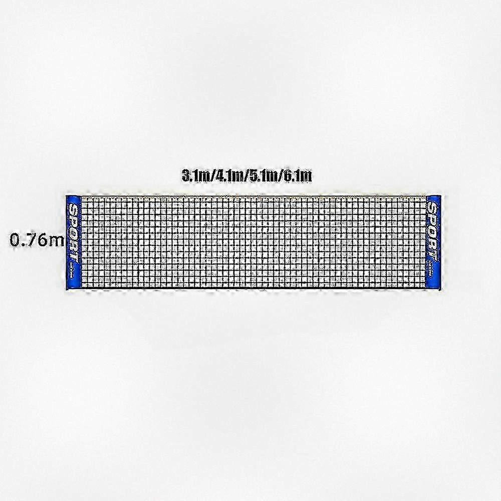 Portable Folding Simple Tennis and Badminton Net for Various Sizes (3m, 4m, 5m, 6m) - Net Only