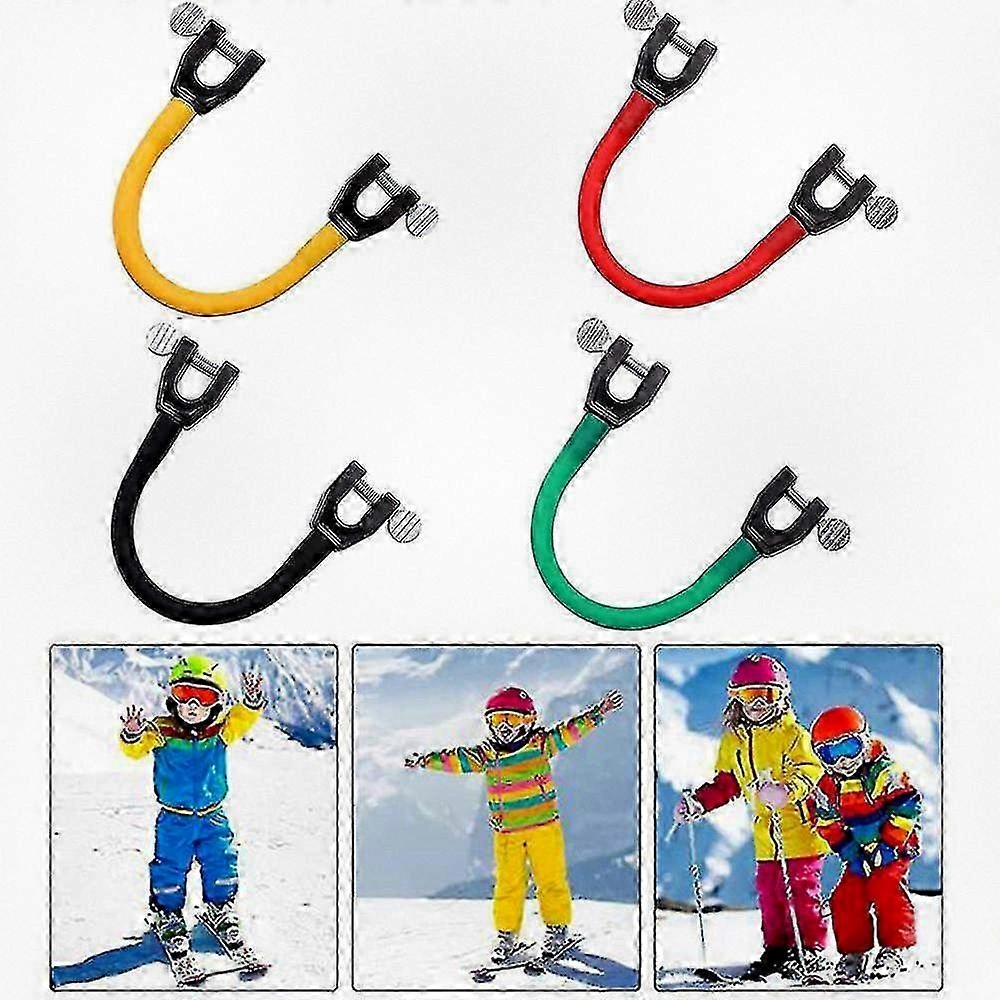2Pcs Ski Tip Connector Control Wedge Training Aid for Snowboarding Compatible with Various Brands