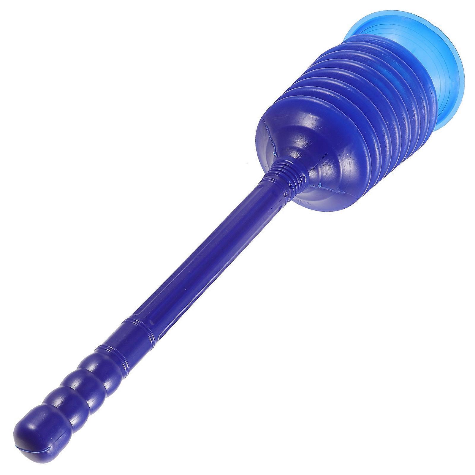 Air Powered Drain Plunger for Rapid Unclogging of Toilets Baths and Kitchen Drains