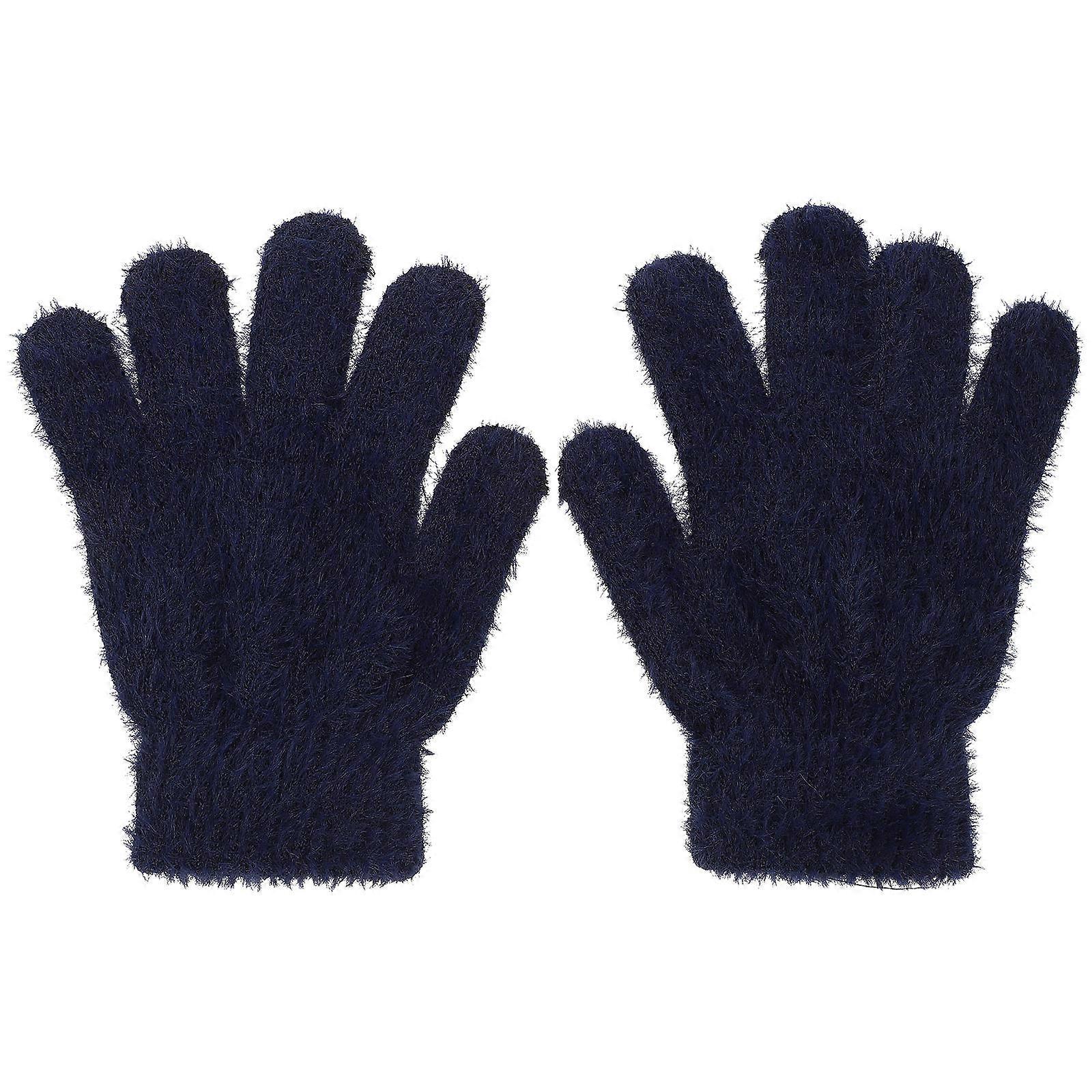 Thermal Warm Plush Gloves for Boys – Winter Outdoor Activities, Skiing, and Cold Weather Protection