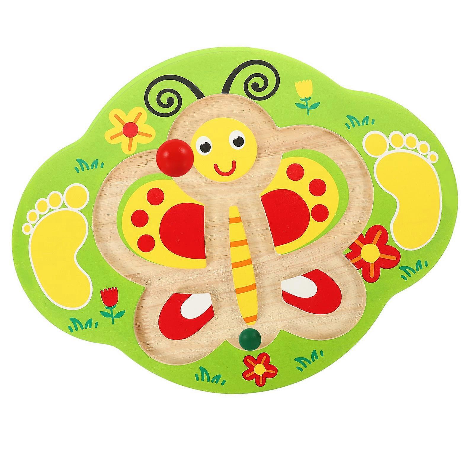 Butterfly Balance Board Set for Sensory Play, Strength, Coordination and Posture Development, Wooden Indoor Balancing Toy