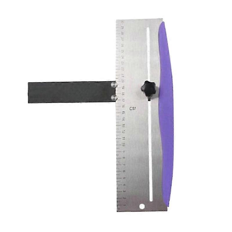 Stainless Steel Adjustable Cake Scraper with Scale Baking Crisp Corners Cake Edge Cream Smoother DI