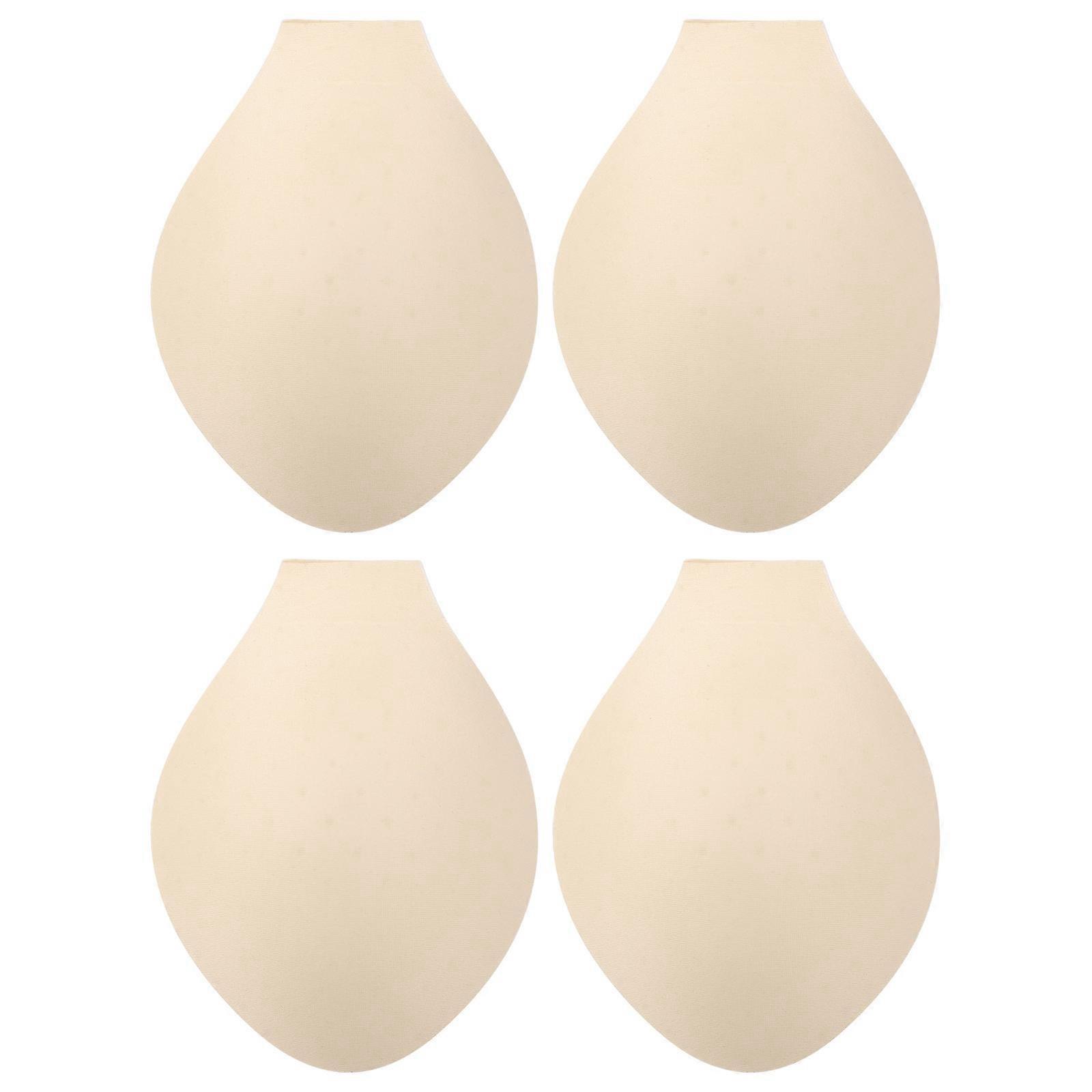 رجالي انتفاخ الوسادة الحقيبة الإسفنج الملابس الداخلية إدراج للسباحة الرياضة اللياقة البدنية مريحة تنفس واقية كأس بطانة تشكيل ملخصات 4 قطع