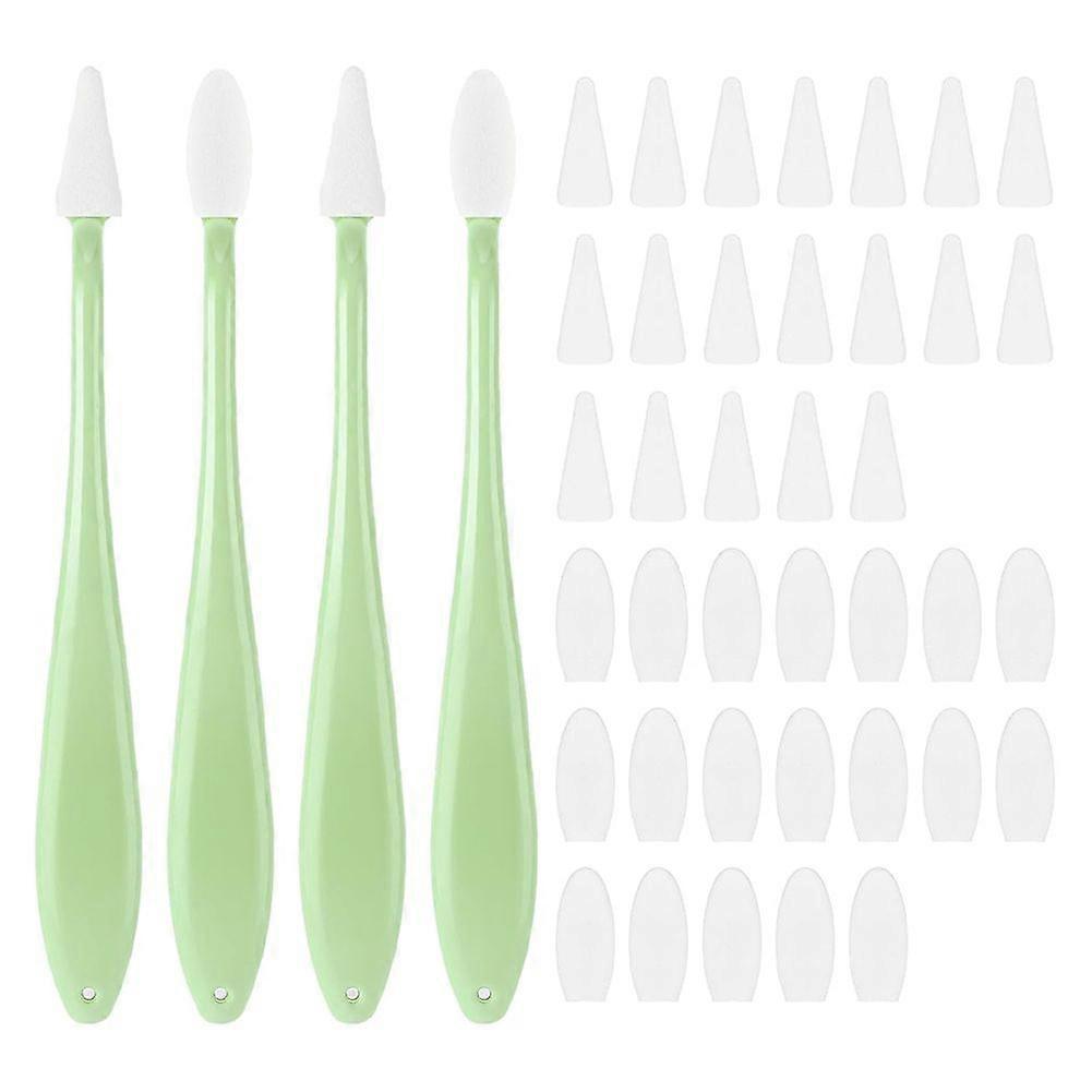 4Pcs Paper Art Blending Blenders Stumps with 40 Pcs Replacement Sponge Wipes,for Shadowing Correcti