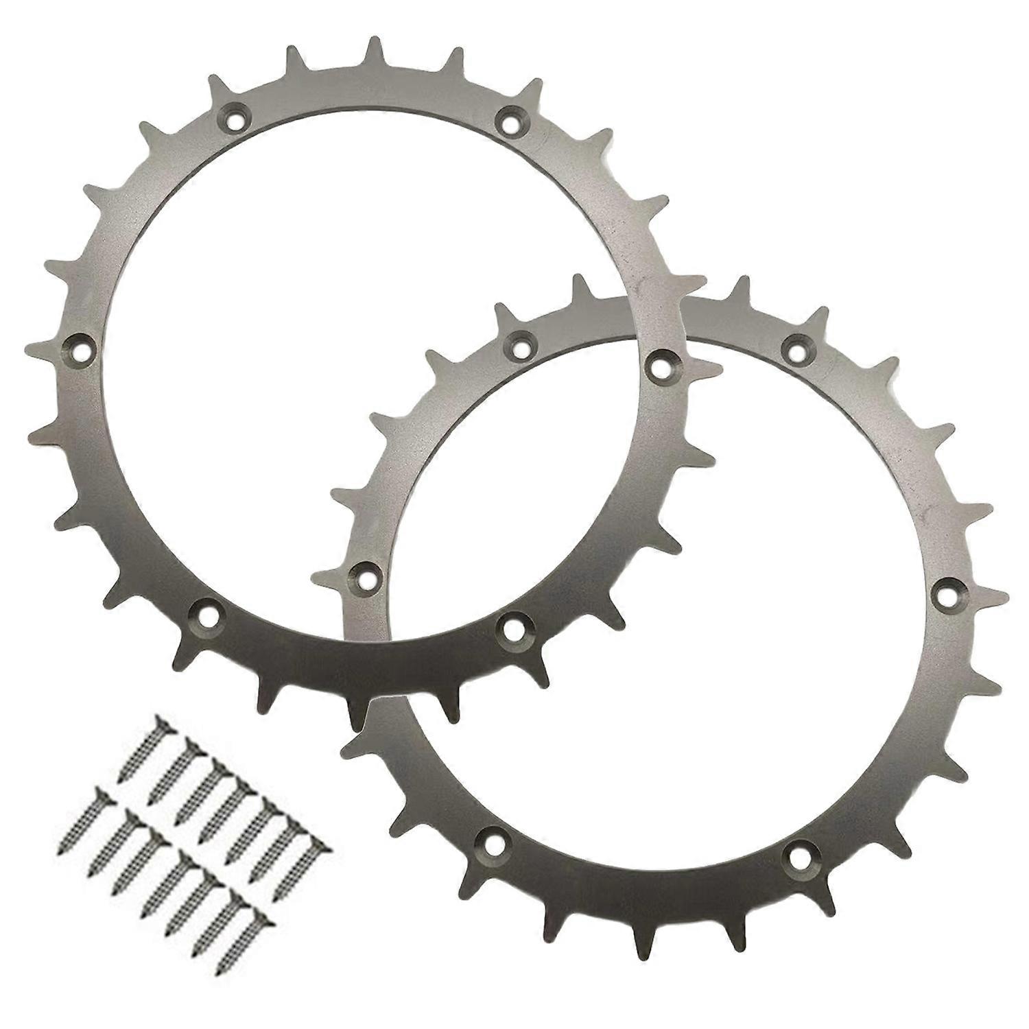 TLYA-02 2Pcs Anti-Slip Spikes for Yard Force Compact 400Ri Compact 280R EasyMow 260 Lawn Mower Repla