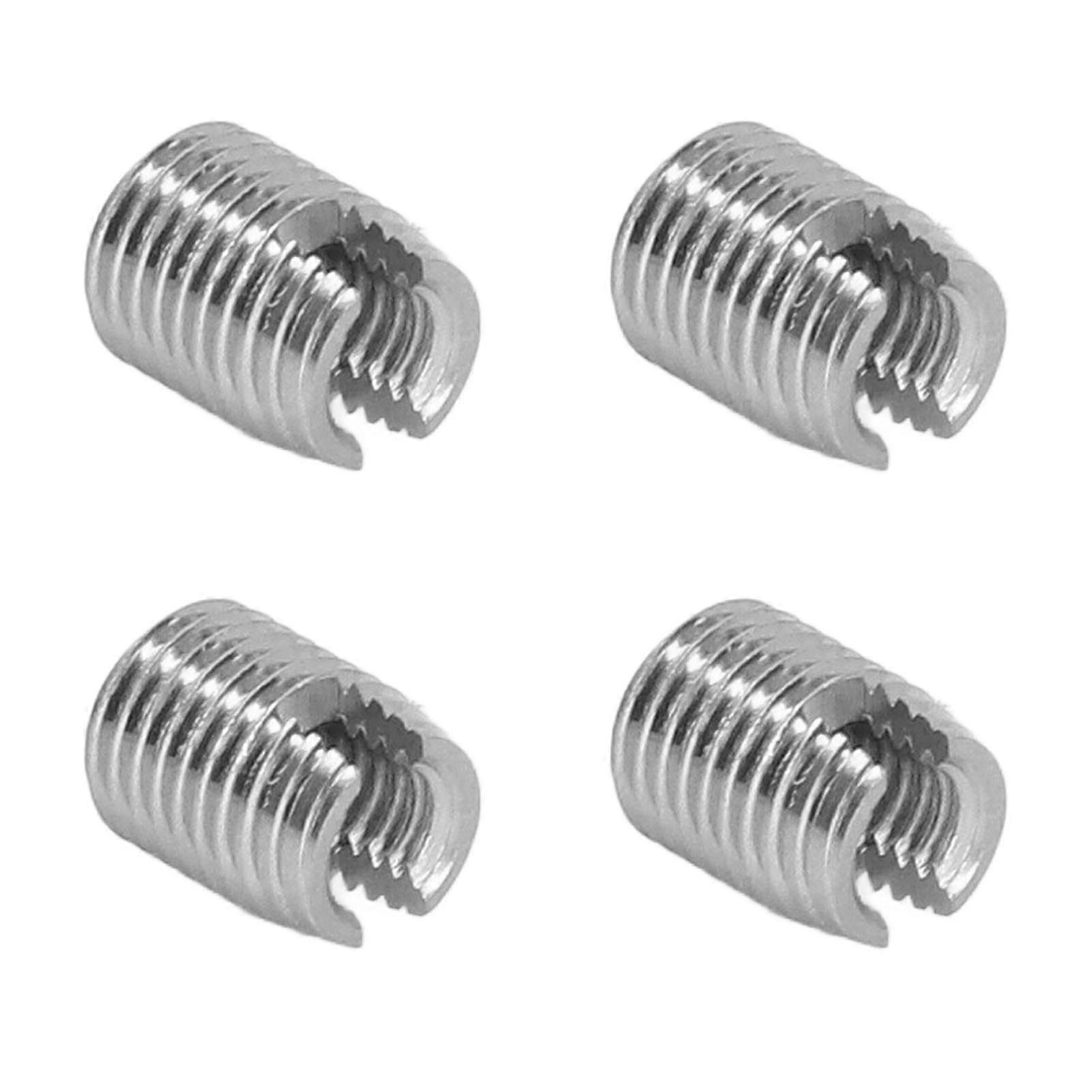 20Pcs Self Tapping Threaded Insert M4x0.7 Male Thread M6.5x0.75 Female Thread 8mm Length 