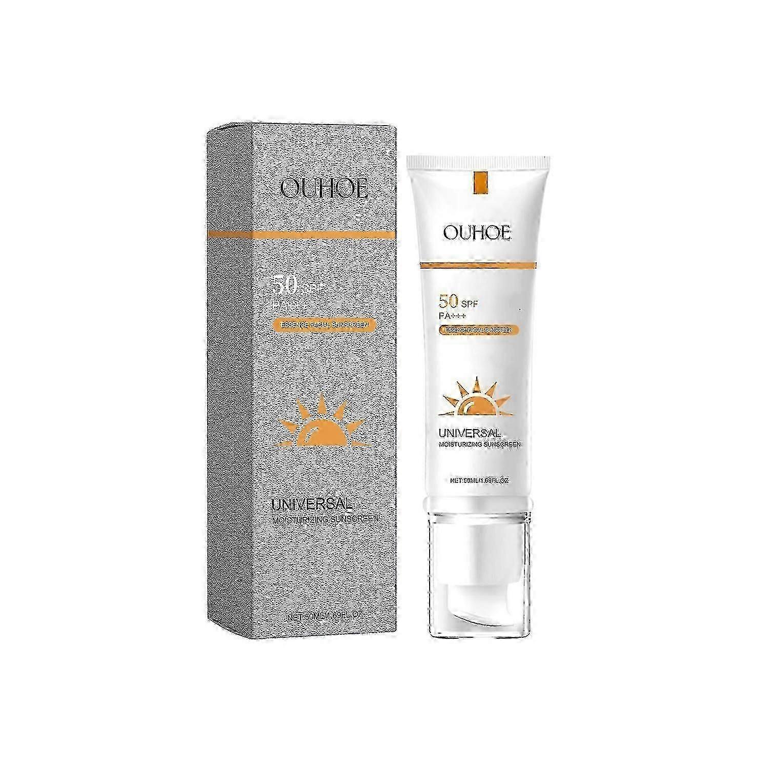 OUHOE واقي شمس مرطب عالمي ، حماية بشرة جسم الوجه وملمس مرطب خفيف