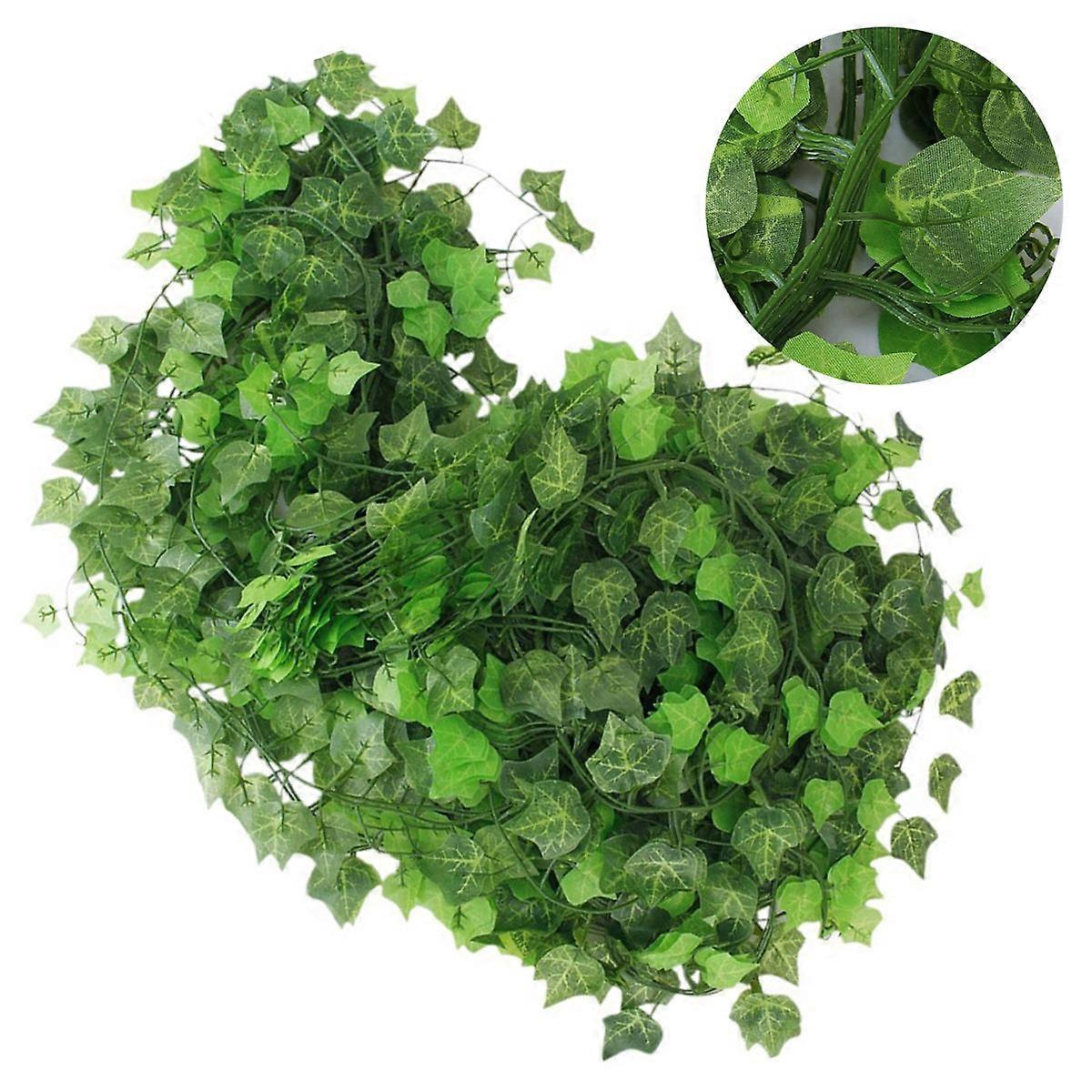 Hanging Garden Decorations Vines Garland Eucalyptus Stems Artificial Eucalyptus Leaves 2M 12Pack