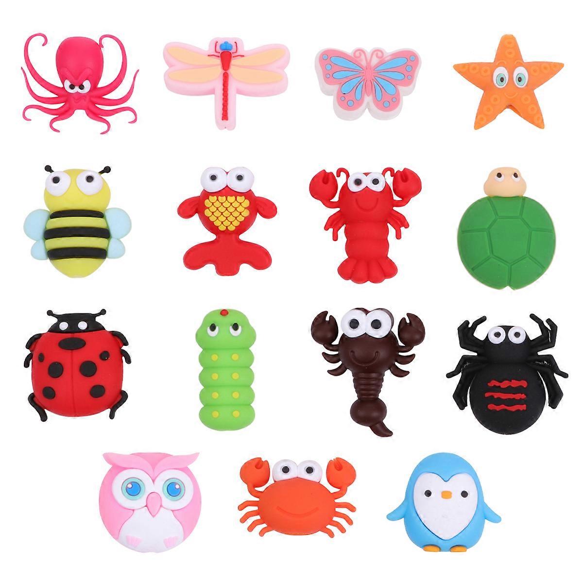 Anti Chew Cable Protector Insect Shaped Protective Case For Headset Work Travel 15Pcs
