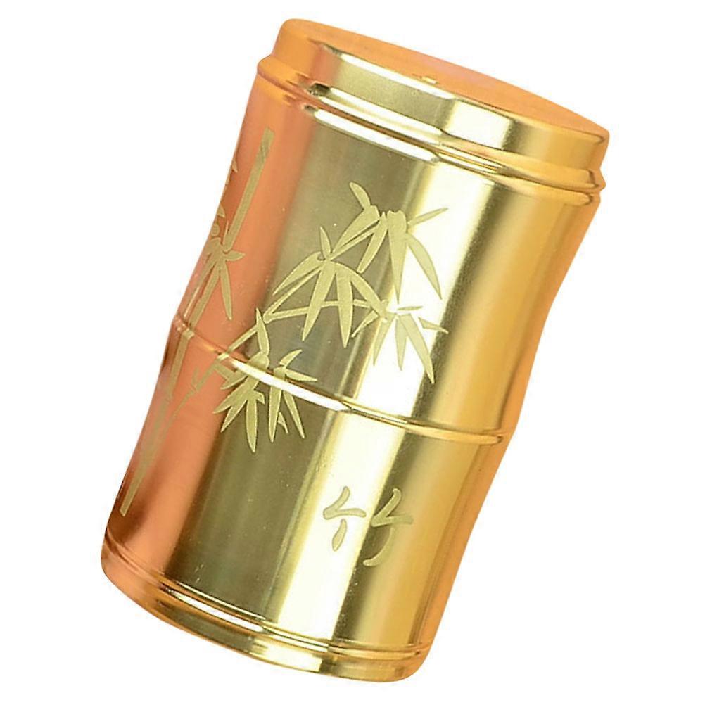 Portable Toothpick Storage Box Brass Material For Office Use Hotel Crowd 7.60X4.80X4.80CM 1Pack