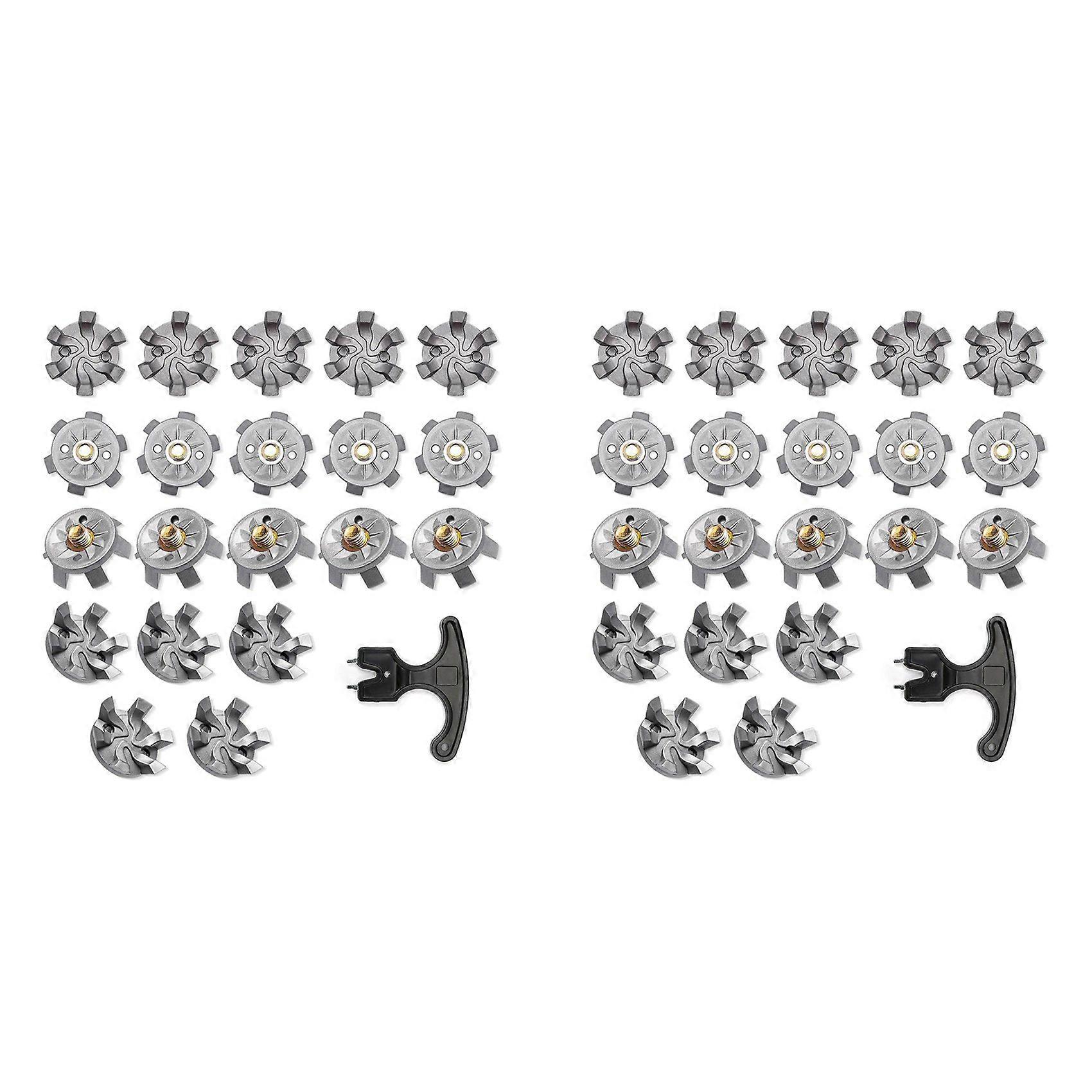 20Pcs Golf Shoe Spikes Replacements,Golf Shoe Cleats with Spanner