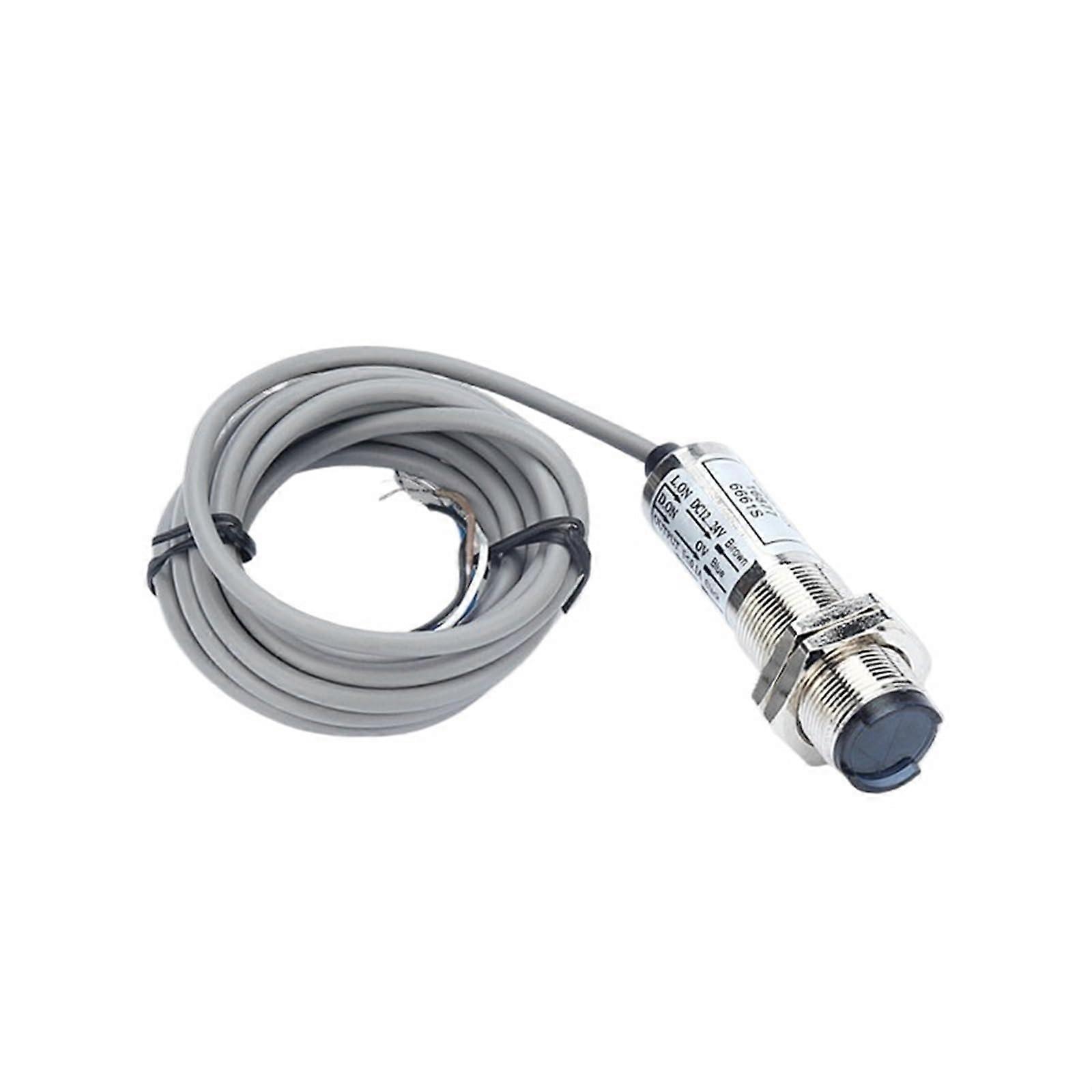 CDD11P Cylindrical photoelectric sensor switch M18 DC 12–24 V PNP NONC Ref: 1617