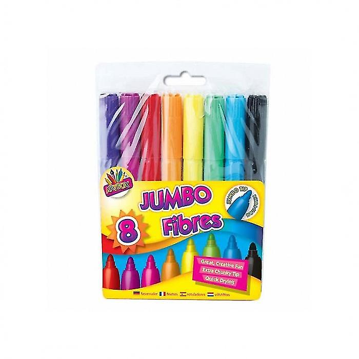 ArtBox Jumbo Colouring Pens (Pack of 8)