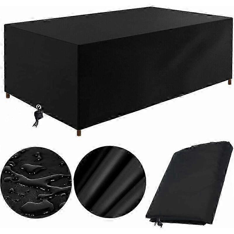 Copertura per mobili da esterno 120x120cm, copertura di protezione da tavolo rettangolare impermeabile 120x120x74cm