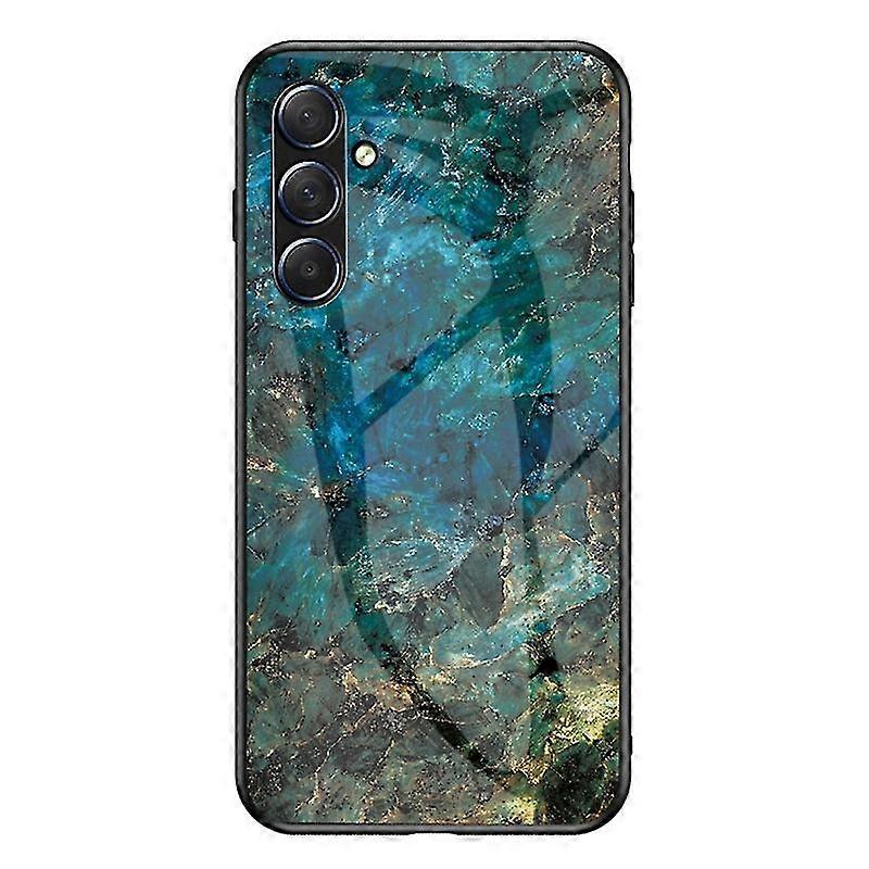 Marble Pattern Phone Case for a Certain Brand Galaxy M54 5G/F54 5G with Tempered Glass+PC+TPU Material, Stylish and Durable Design