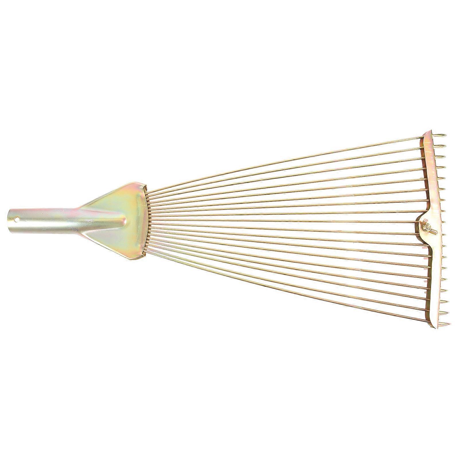 Rake For Leaves Cleaning Metal Rake Garden Tools Collecting Debris Traditional Forging Process 1Pack