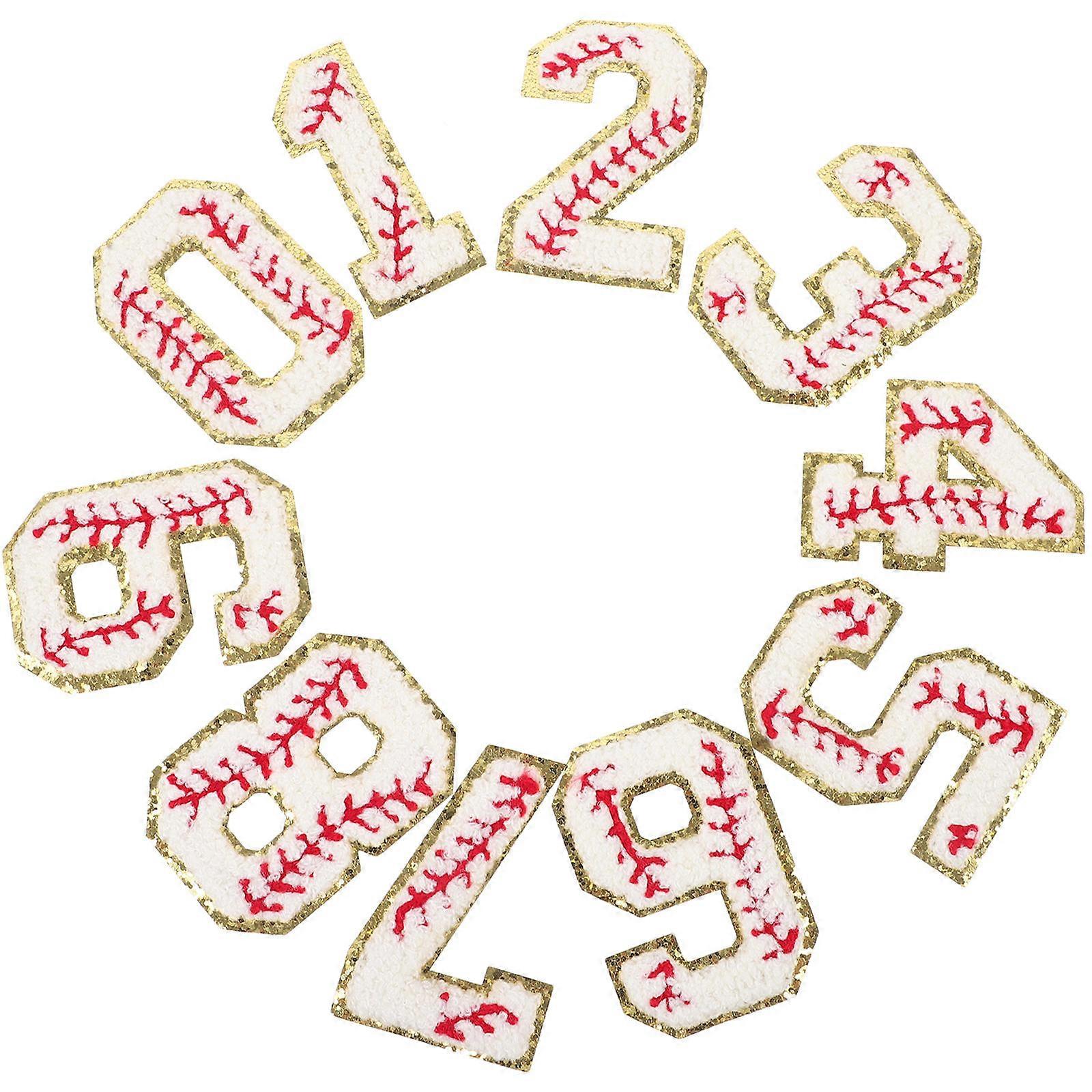 Number Patches For Shopping Mall Family Use 7.00X3.20X0.20cm 10Pcs