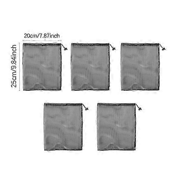 2025 Latest Model  5 PCS Mesh Small Drawstring Bag