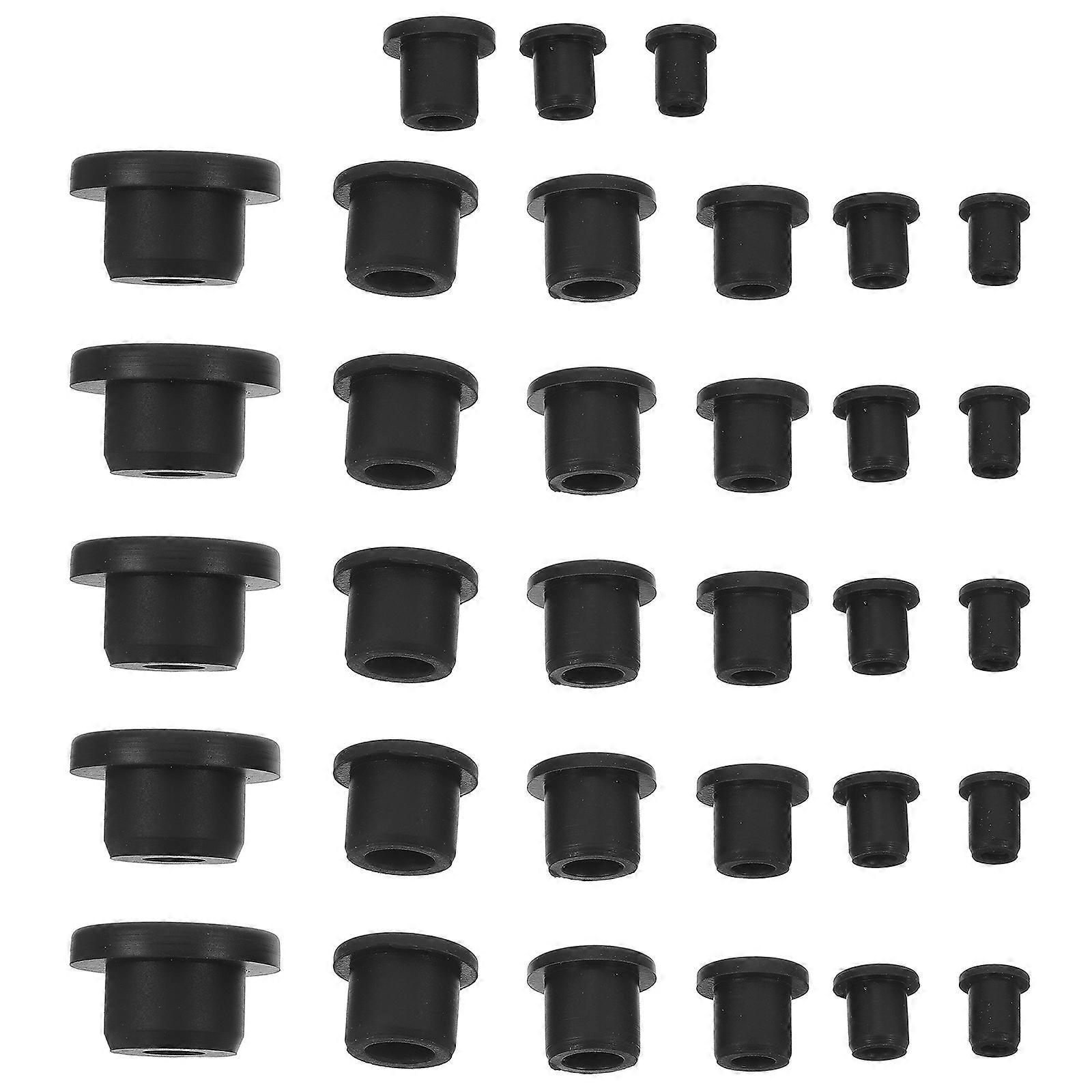 Wall Cable Grommet T-Shaped Perforated Grommet Plugs Electrical Installations 13mm Sealing Effect 100Pcs