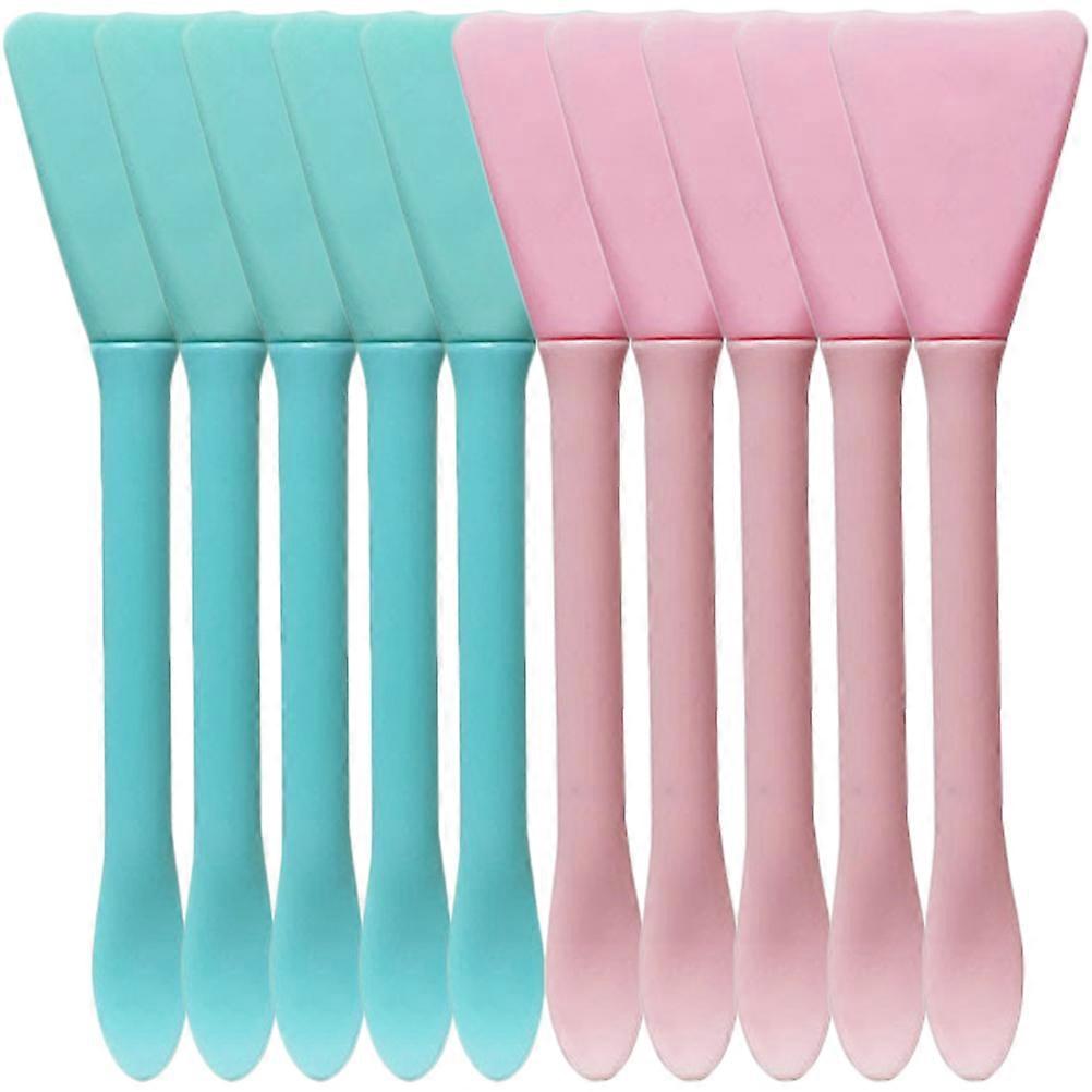 Silicone Brush For Face Mask Facial Cream Applicators Portable For Travel 10Pcs