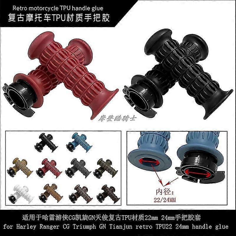 Motorcycle TPU Material: Handle Glue, 22mm 24mm, Refueling, Turn, Throttle Handle, Cover, Suitable for Huanglong and Earth Eagle King Brands