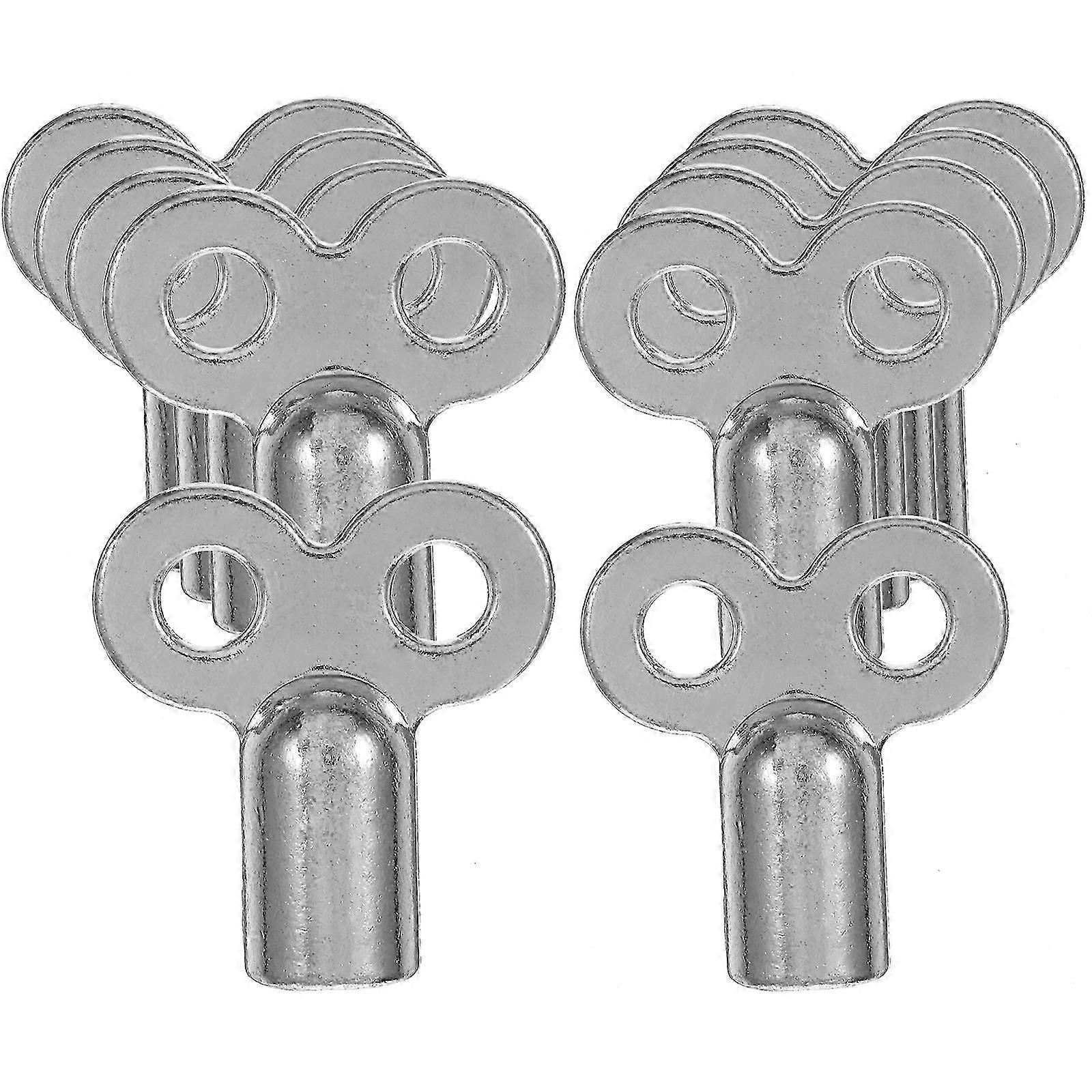 10pcs Radiator Bleeding Air Valve Keys Gas Valve Keys Plumbing Valve Keys (Square, Extended Square)