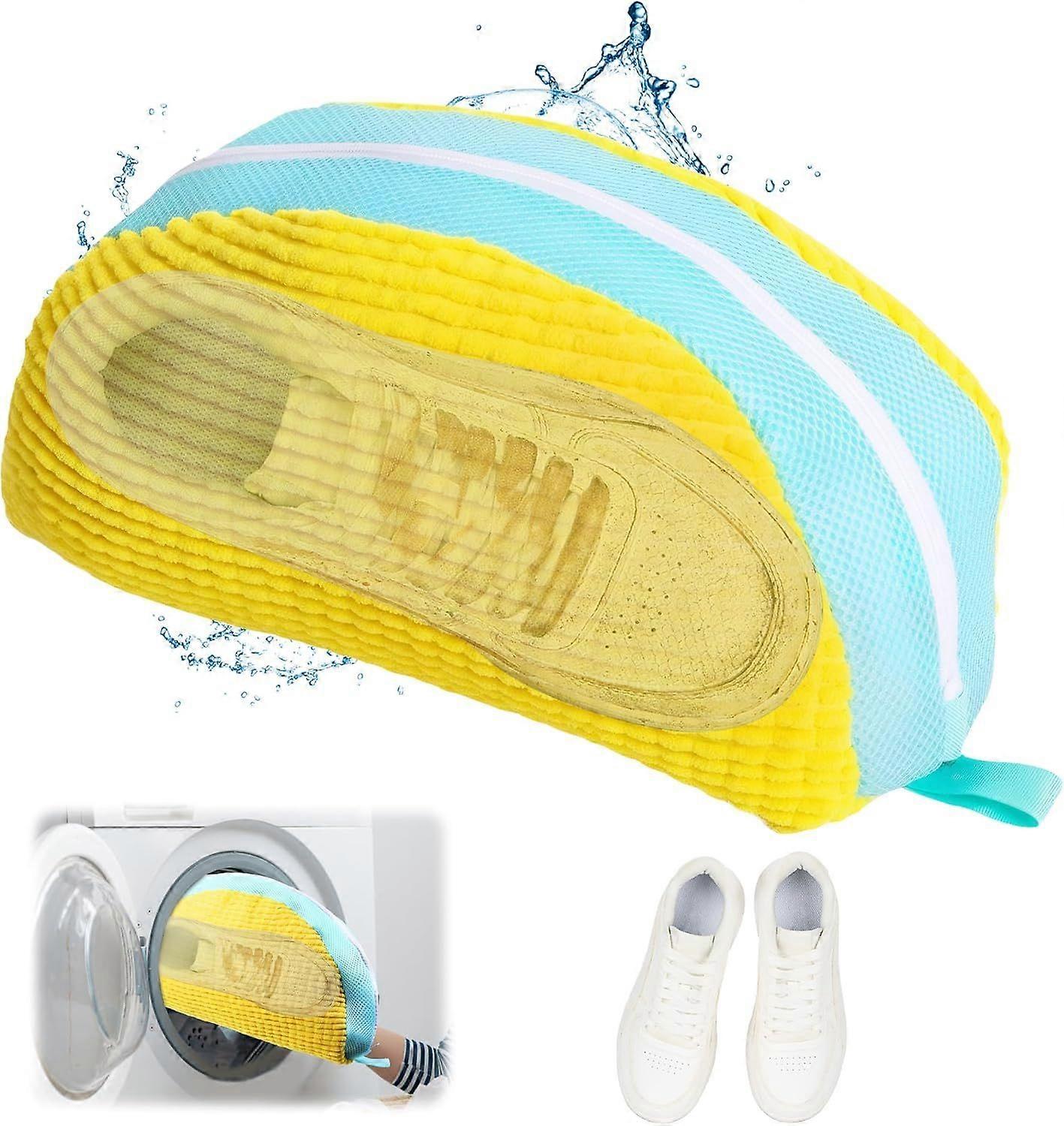 Máquina de lavar roupa Sapatos de rede de lavanderia, Saco de lavagem de sapatos Sneaker, Saco de lavagem de sapatos Sneaker, Saco de lavagem de tênis, Saco de lavagem de sapatos, para máquina de lavar e secar roupa