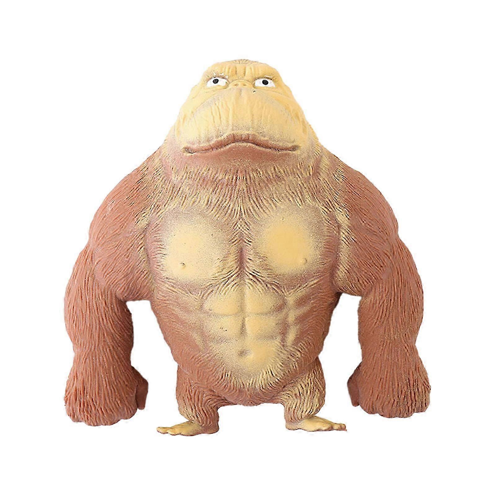 Simulation Gorilla Ape Stretchy Squish Antistress Squeeze Elastic Monkey Toy