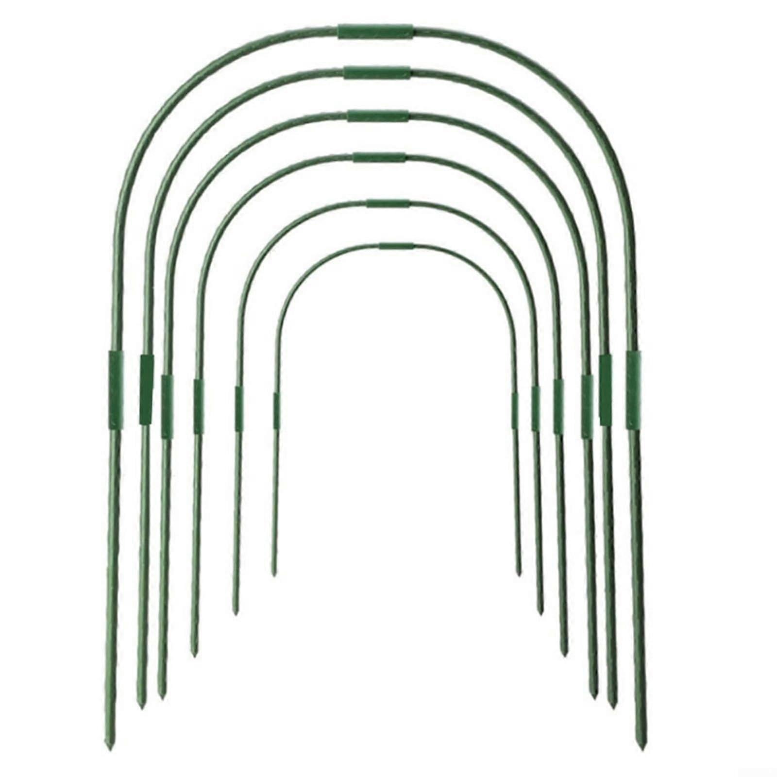 Garden Greenhouse Tire Set, 12 Curved Tubes, 12 Straight Tires