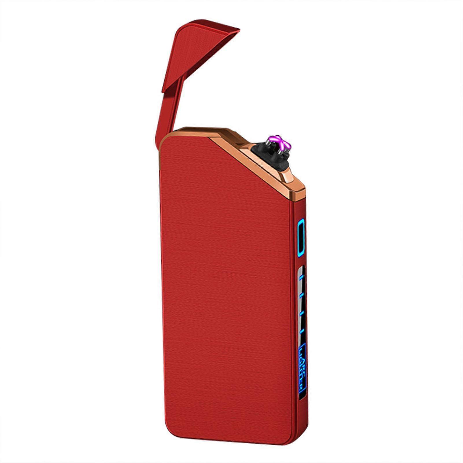 Touch Sensing Rechargeable Windproof Electric Arc Lighter for Men Camping Indoor Outdoor Multi-Use Gift