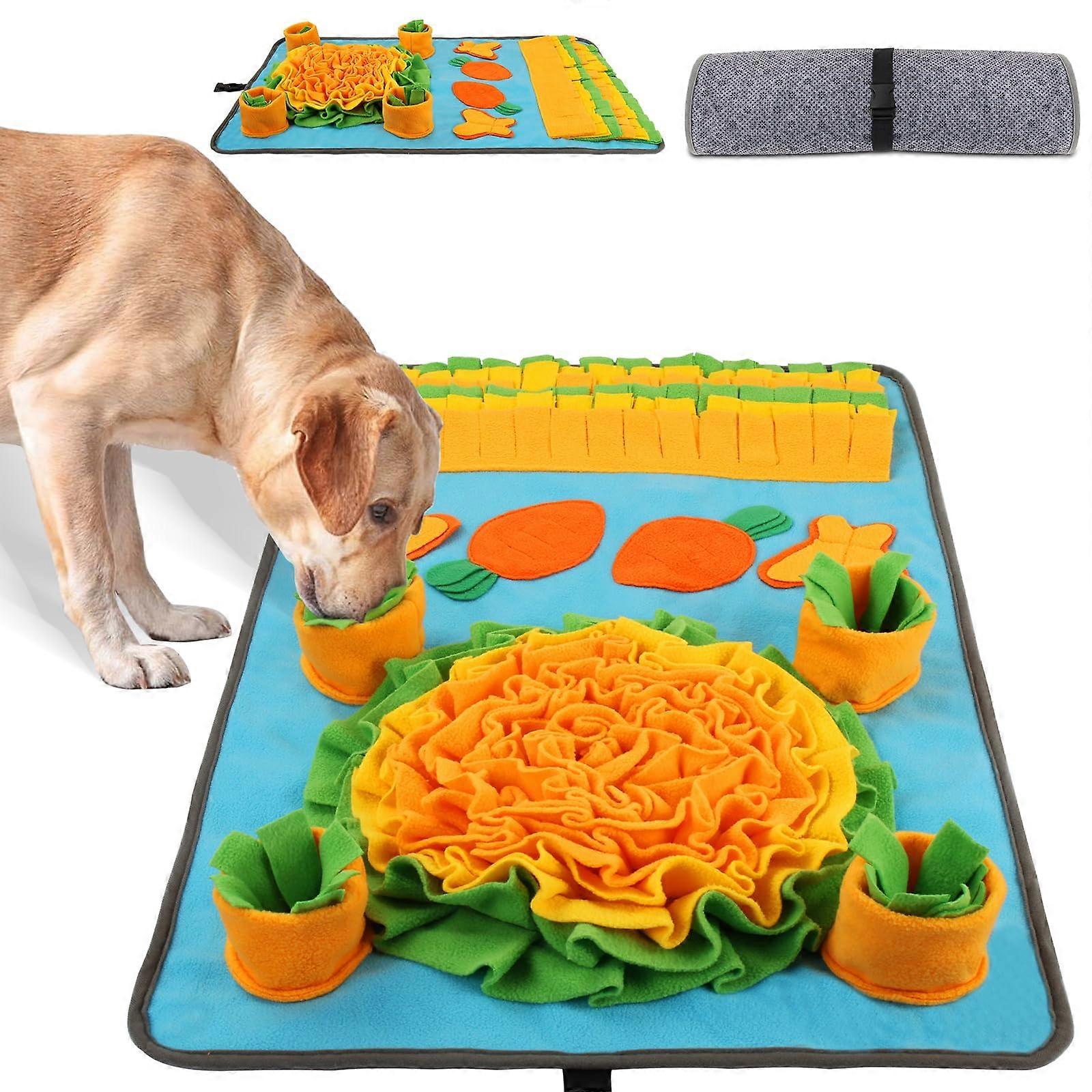 Dog Sniffing Rug 80x48cm, Washable Training Mat for Small and Medium Dogs