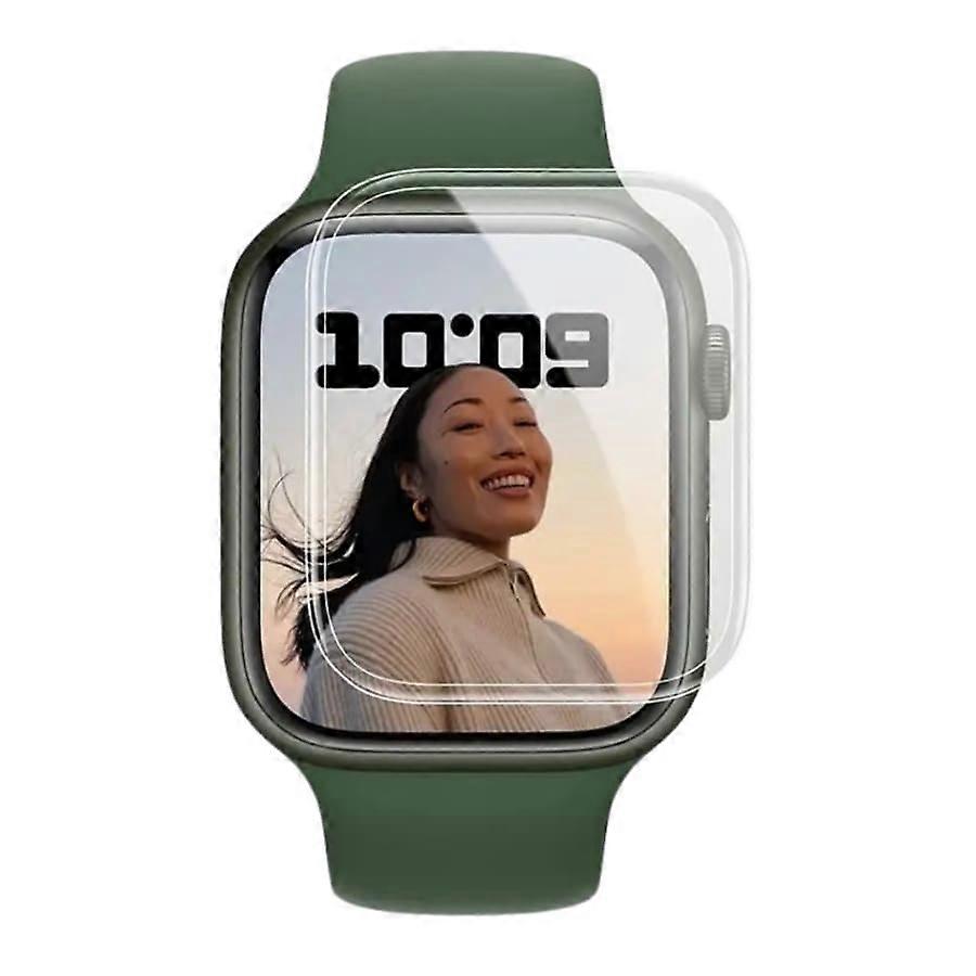 适用于 Apple Watch Series 9 (45mm) 的水凝胶屏幕保护膜(2 件装)