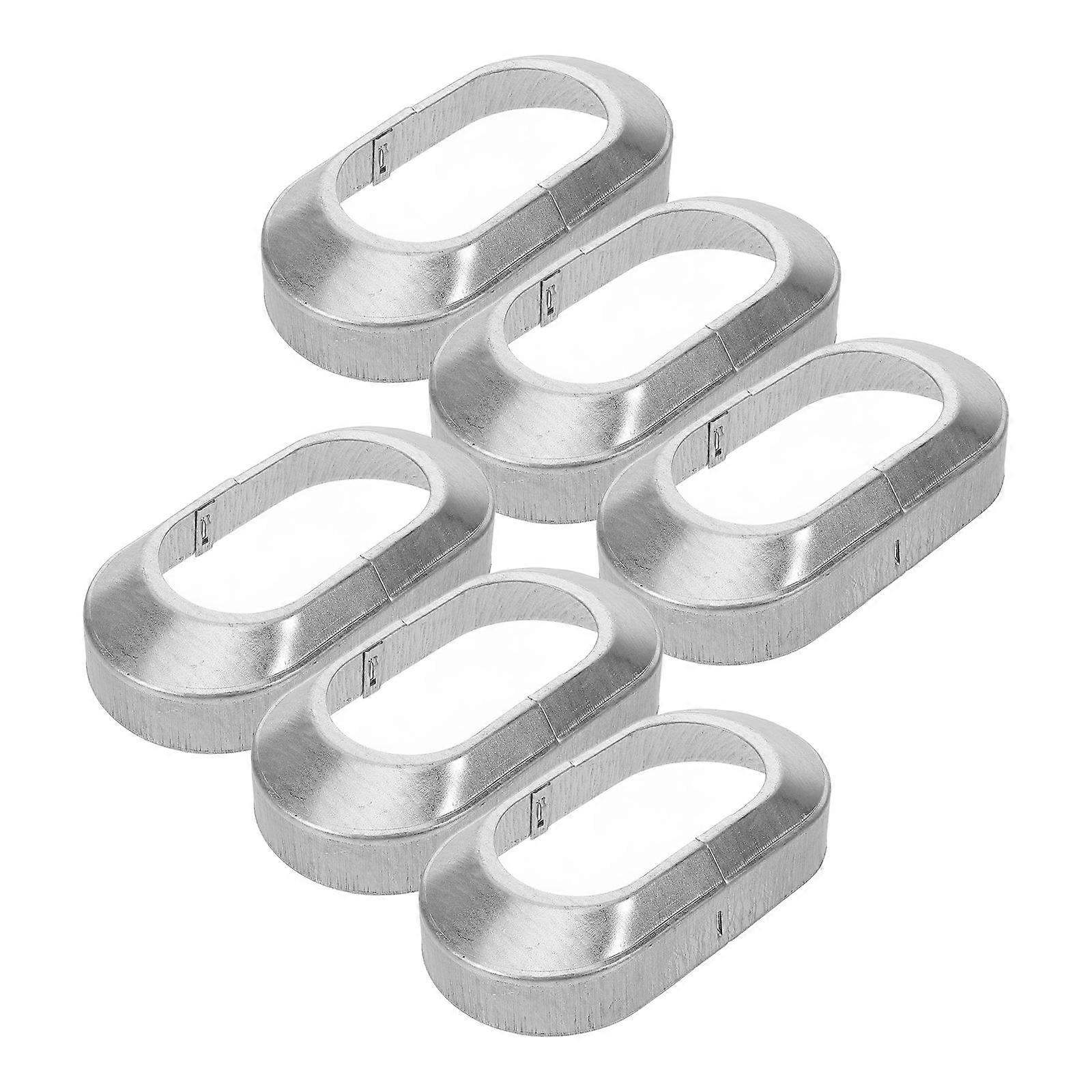 Decorative Post Skirt Stability Enhancer Galvanized Steel 6Pcs For Construction Workers