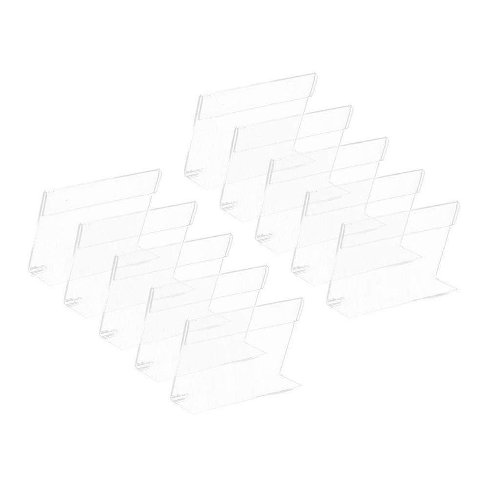 10pcs Price Tag Holder, Professional Shaped Display Stand for Convenient Price Sign Use in Shops, Supermarkets, and Retail Stores