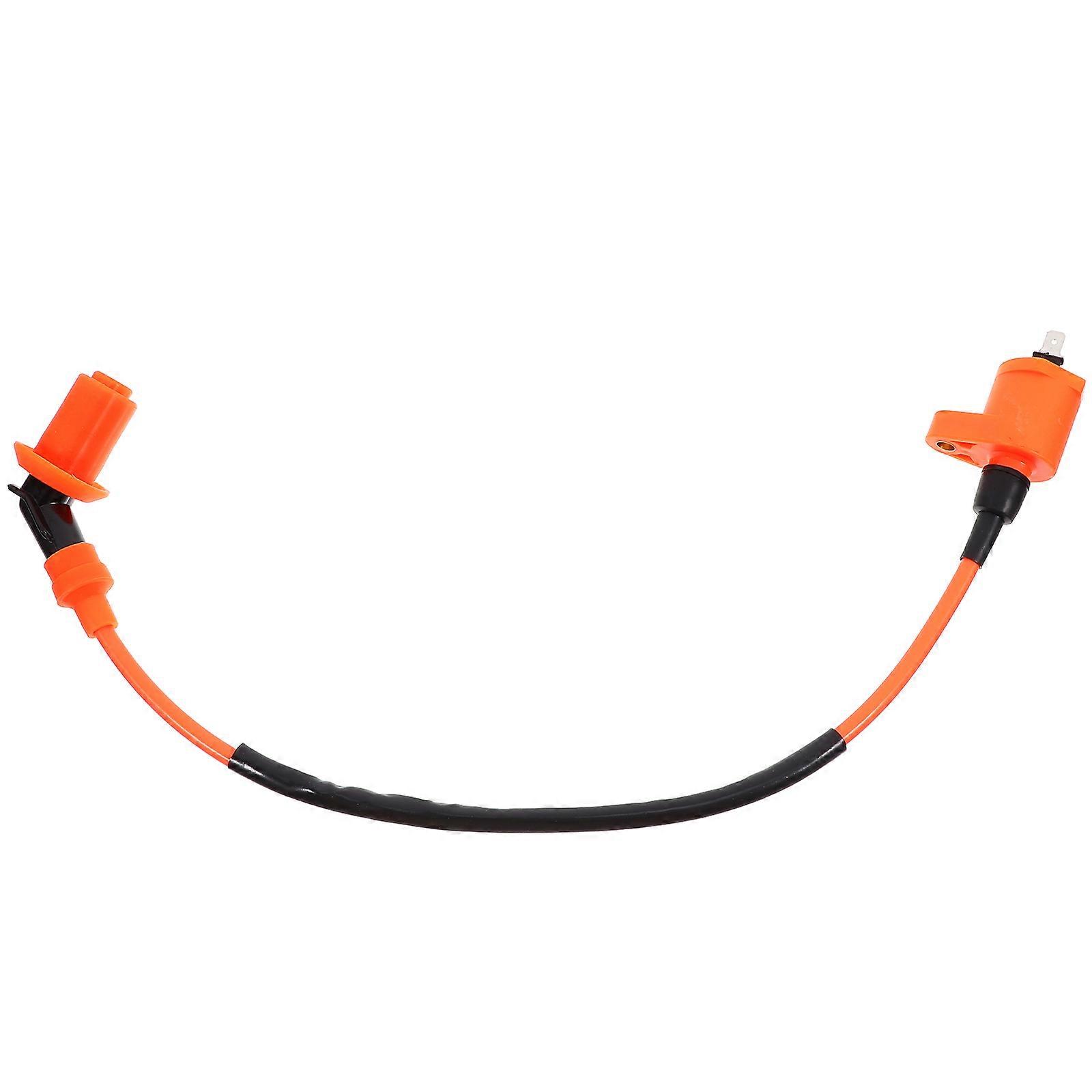 Zapłon cewki motocyklowej do cewki silnika Motocykl ATV Quad Orange 24,00X5,00X5,00CM Zwiększa wydajność zapłonu 1Pack