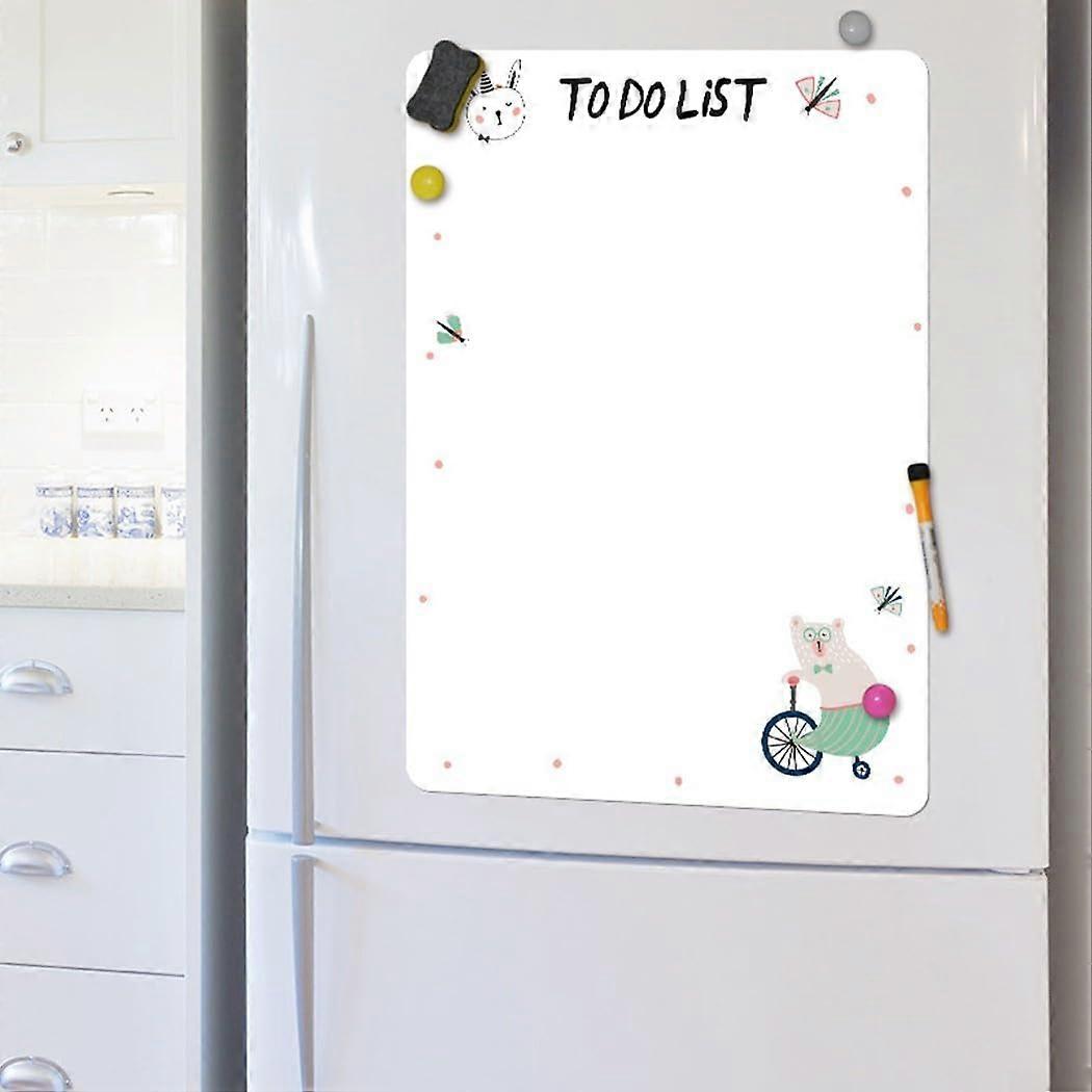 Stay Productive Magnetic Rewritable Message Board Model CT010 Dry-Erase Surface Magnetic Backing For Fridge Office Home