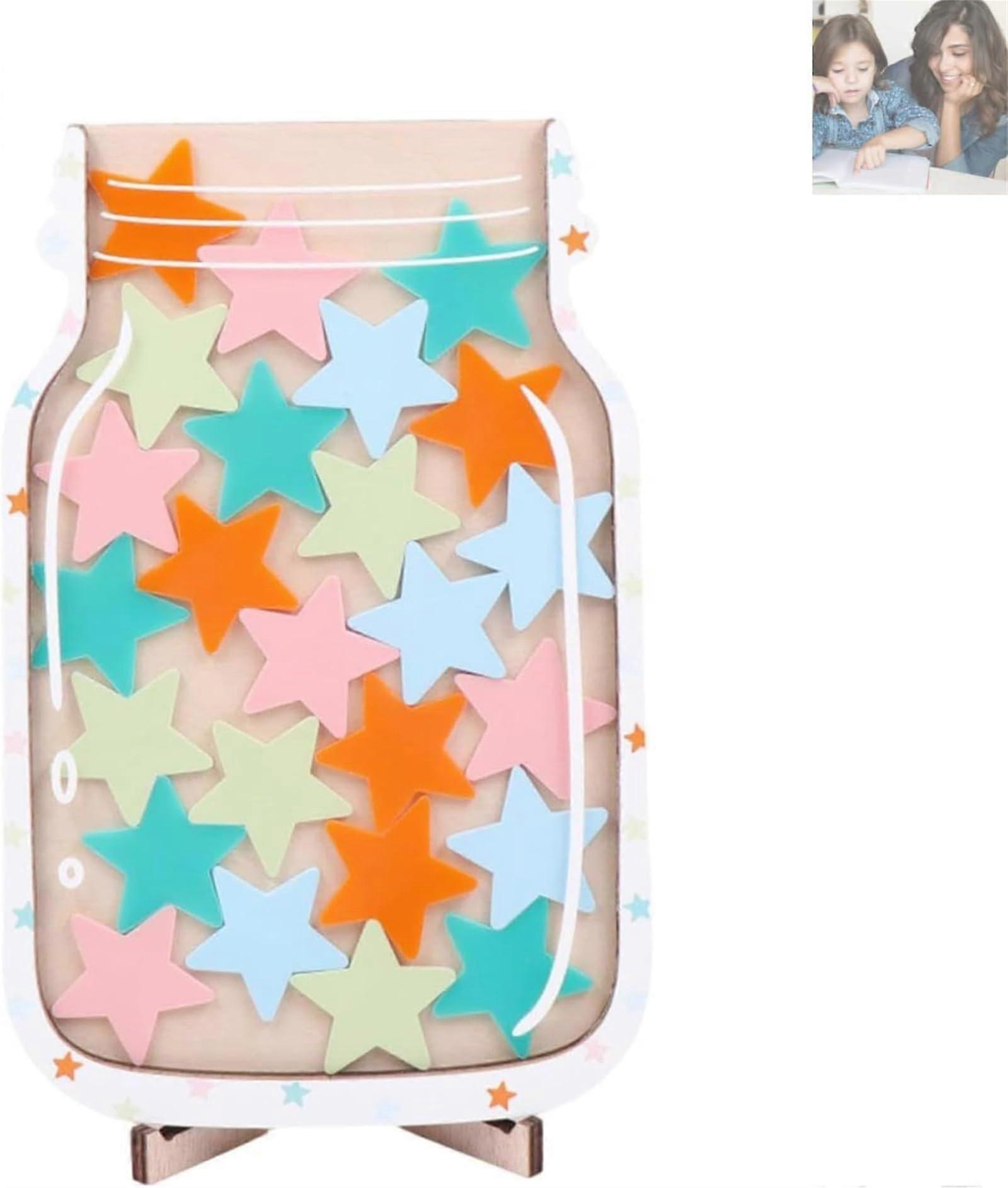 Reward Jar, Star Reward Jar, Good Behavior, Home Training for Children, Reward Chart, Classroom, Incentive Reward Jar