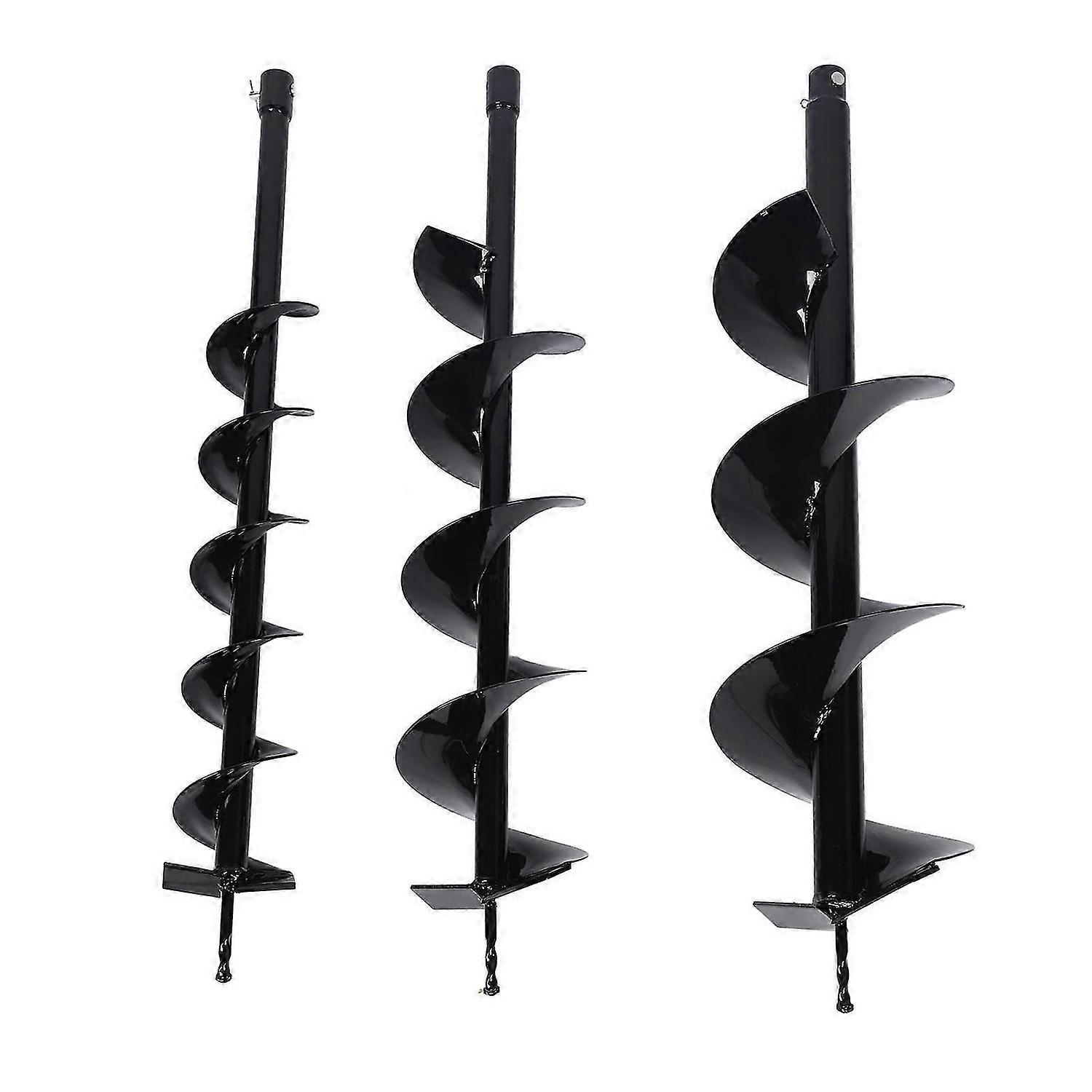 Electric Auger 52CC 2.4HP Engine 2 Stroke Gas Powered Earth Auger Hole Digger for Orchard Planting 80cm / 31.5in Drilling Depth 4in 6in 8in Drill Bit