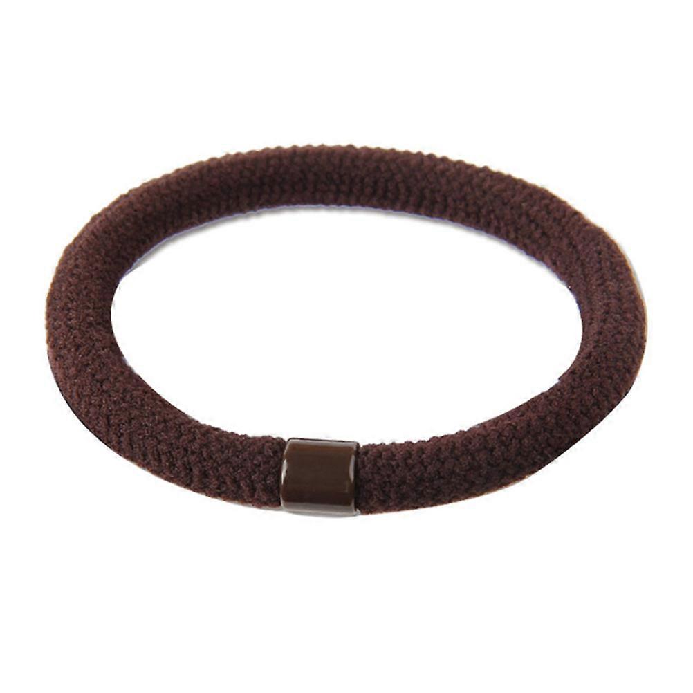 18pcs Elastico Durevole Capelli Legami Di Capelli In Perline Coda di Cavallo Titolari Fasce Di Capelli Spesse Per Le Donne Colori Casuali