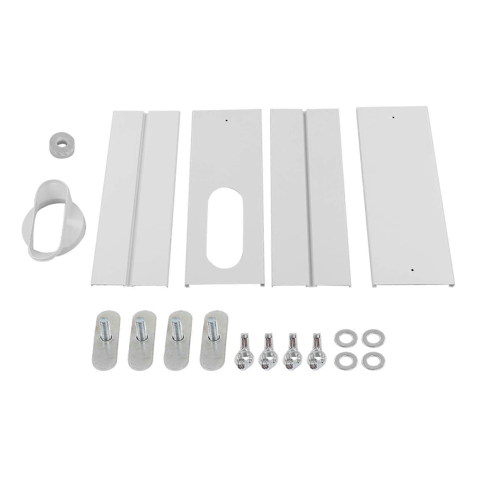 Portable Air Conditioner Window Kit with Coupler Adjustable Sliding 150 130mm Ducting AC Vent