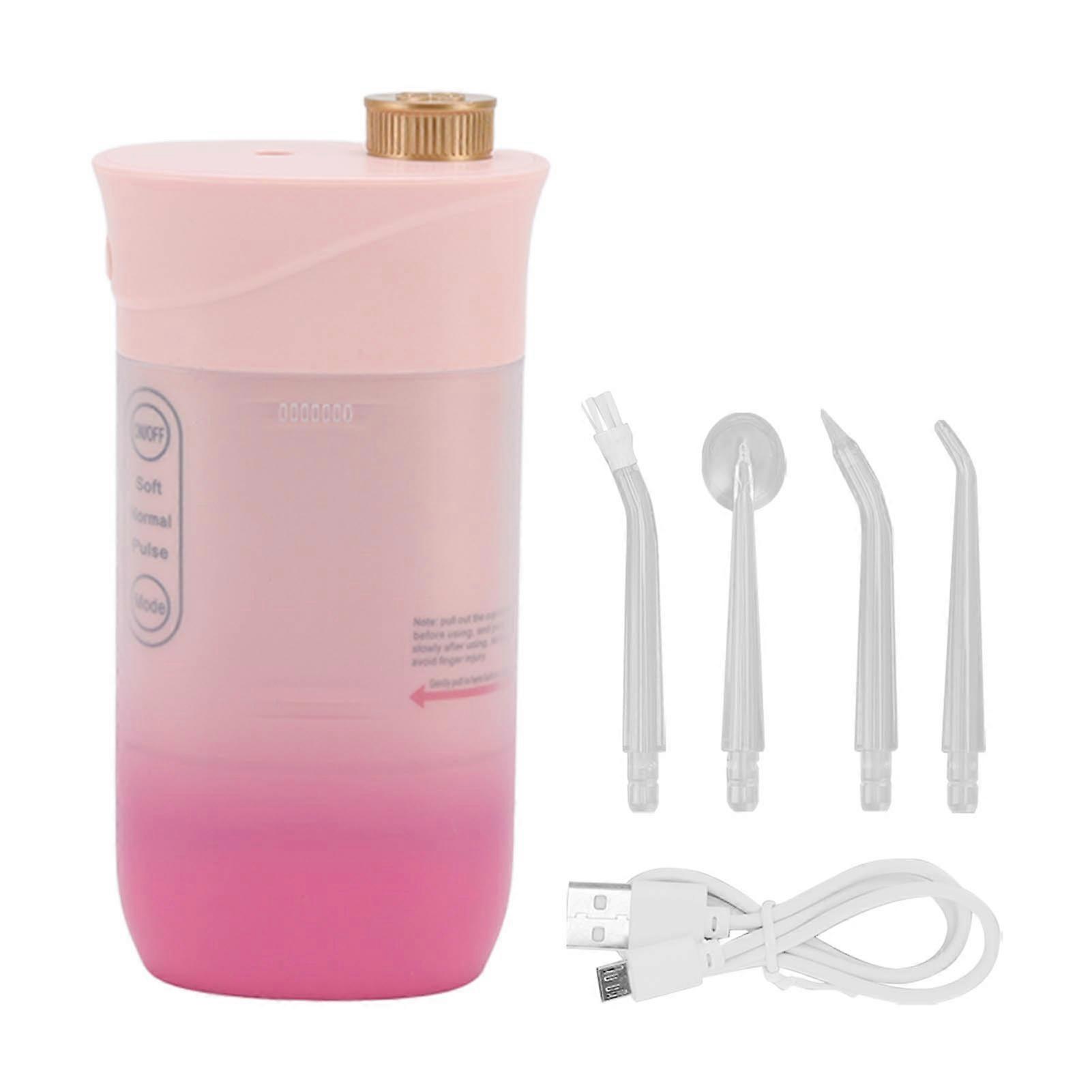 Electric Flosser 220ml 3 Modes 4 Tips Deep Oral Cleaning Prevent Tooth Decay Water Floss for Teeth Gum Residue