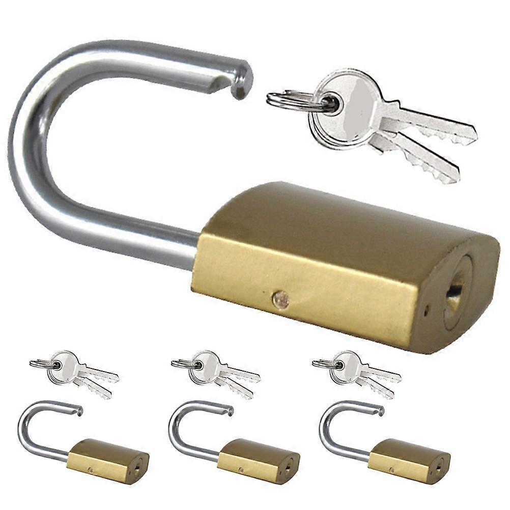 4pcs Padlocks with Keys – Durable Security Locks for Lockers, Luggage & Storage – Tamper Resistant & High Strength Design