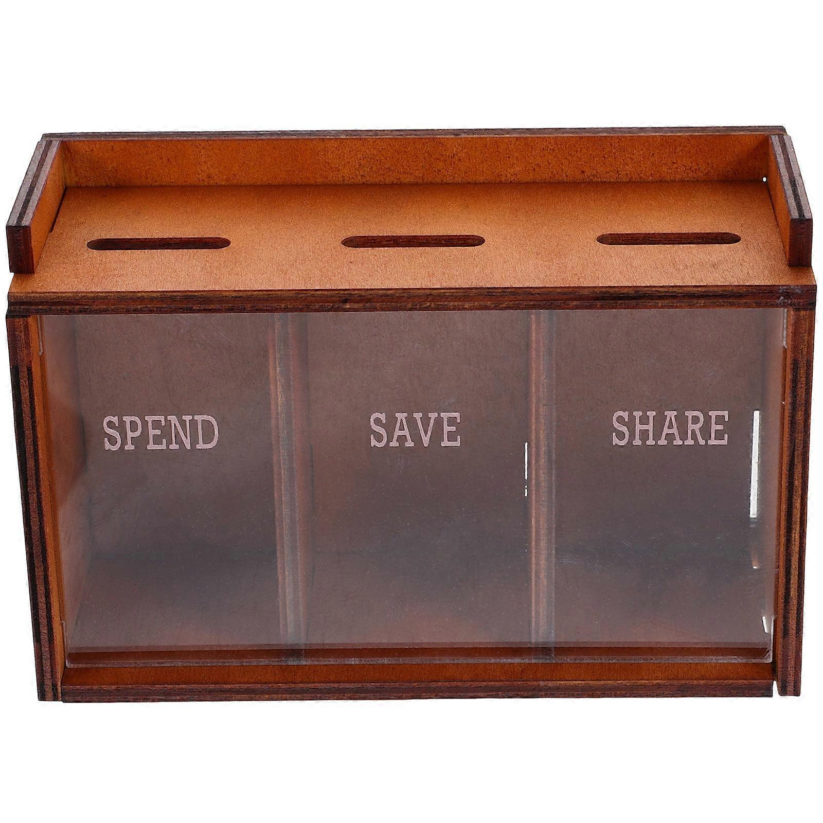 Piggy Bank Cash Saving Jar Reusable Coin Storage Box Multi Functional Desktop Organizer Vintage Design Lightweight Smooth Surface