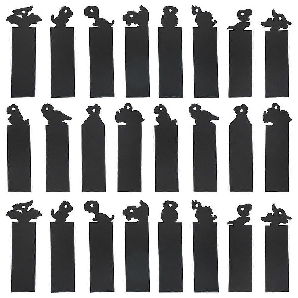 24pcs Animal Design Scratch Paper Bookmarks Creative DIY Drawing Craft Kit for Parties & Home Decoration